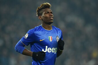 TURIN, ITALY - JANUARY 15:  Paul Pogba of Juventus FC celebrates a goal during the TIM Cup match between Juventus FC and Hellas Verona FC at Juventus Arena on January 15, 2015 in Turin, Italy.  (Photo by Valerio Pennicino/Getty Images)