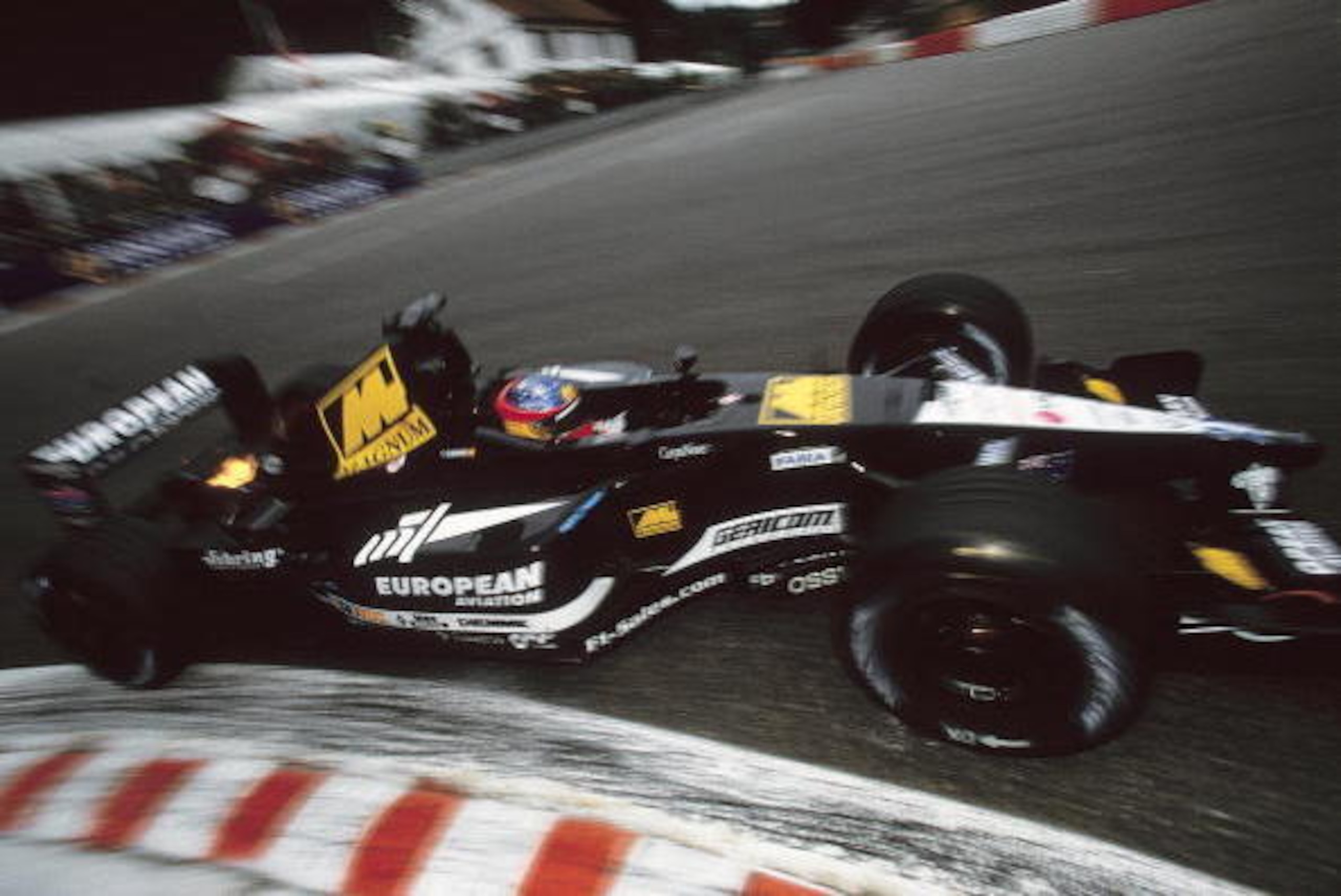 2 Sep 2001:  Minardi driver Fernando Alonso of Spain in action during the Formula One Belgium Grand Prix at the Spa-Francorchamps Circuit in Spa, Belgium. \ Mandatory Credit: Mark Thompson /Allsport