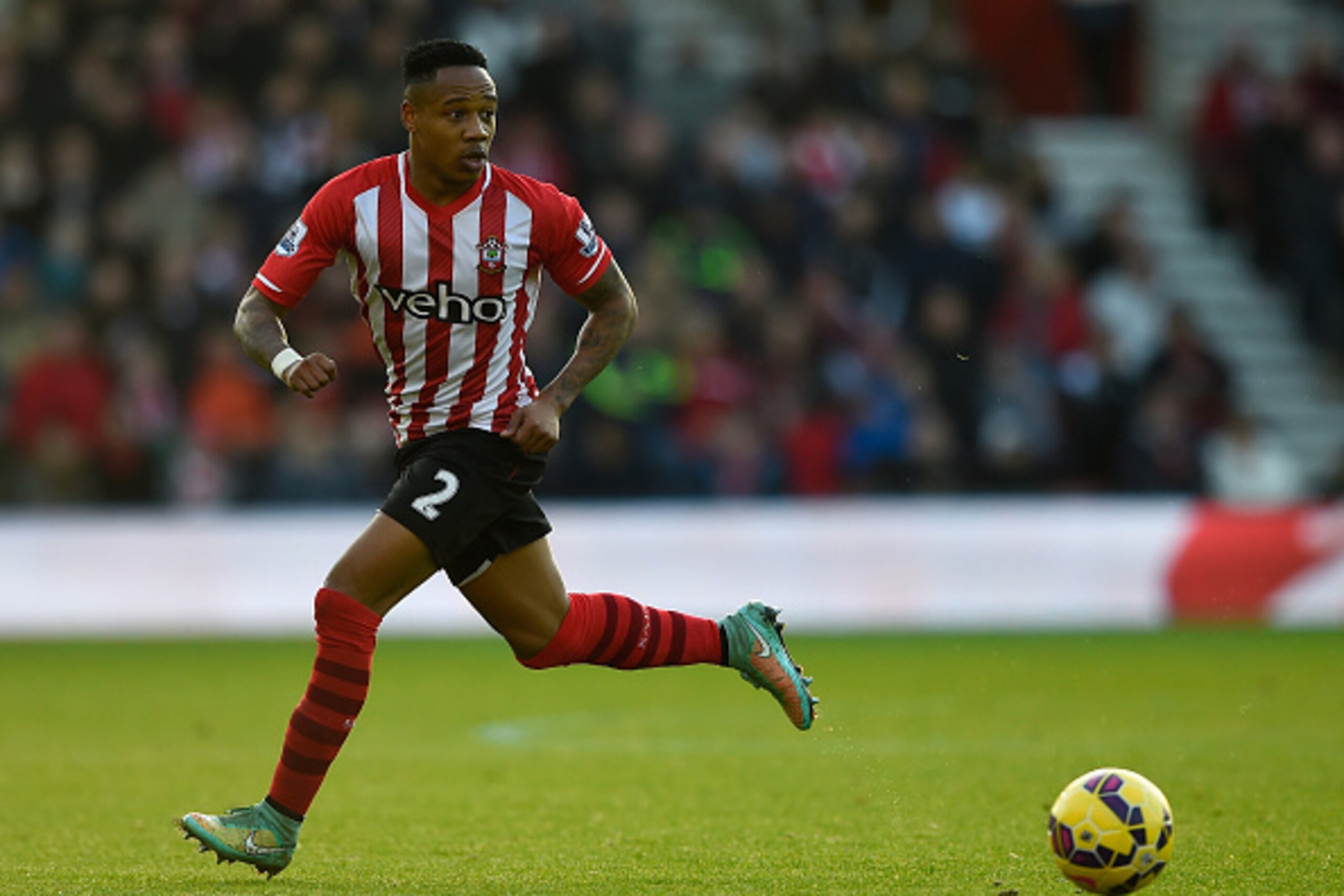 SOUTHAMPTON, ENGLAND - NOVEMBER 30:  Nathaniel Clyne of Southampton in action during the Barclays Premier League match between Southampton and Manchester St Mary's Stadium on November 30, 2014 in Southampton, England.  (Photo by Mike Hewitt/Getty Images)