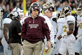 Mississippi State head coach Dan Mullen