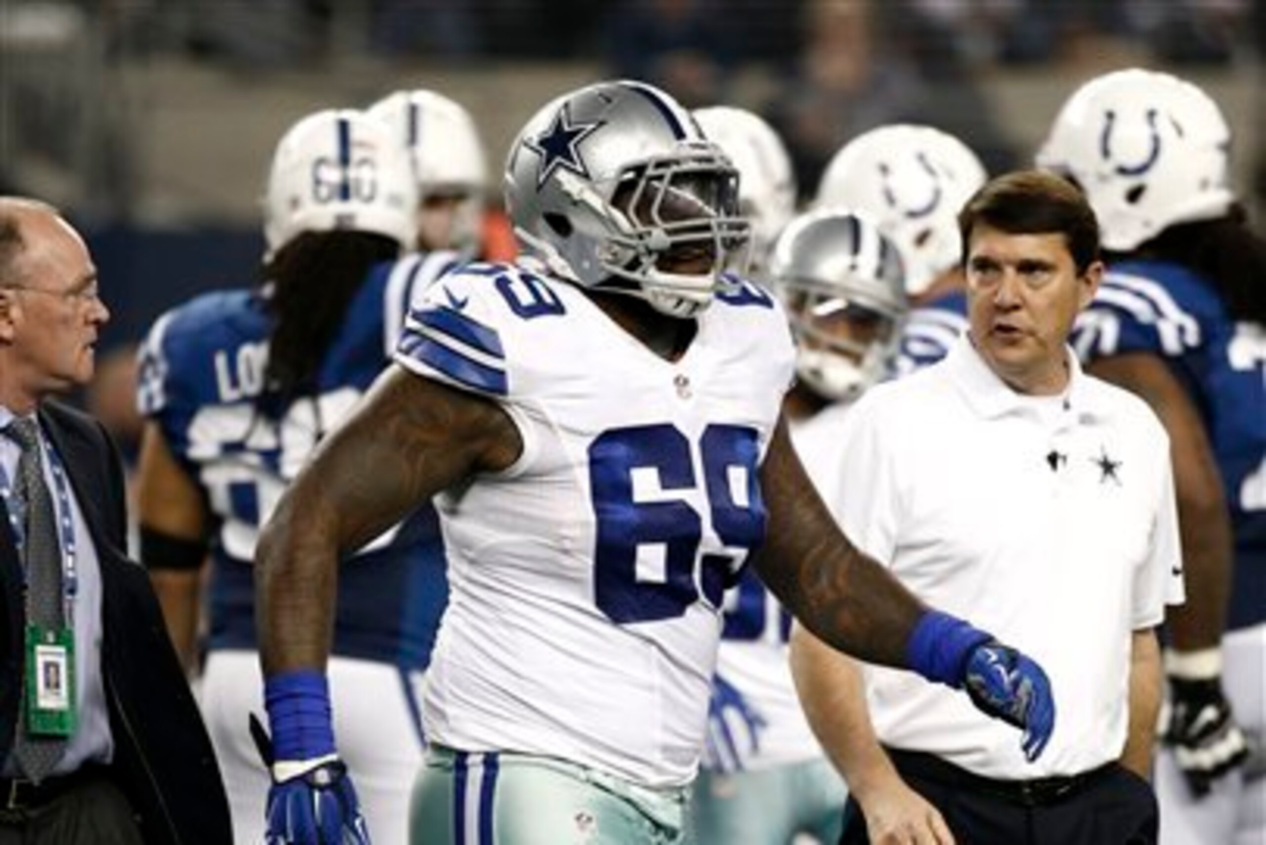 Defensive tackle Henry Melton never recovered from a 2013 knee injury and will be let go in free agency.
