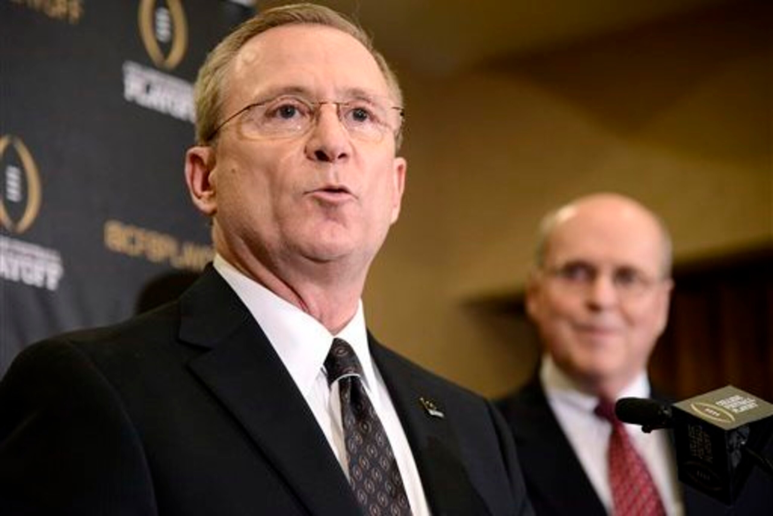 College Football Playoff selection committee chairman Jeff Long College Football Playoff selection committee chairman Jeff Long