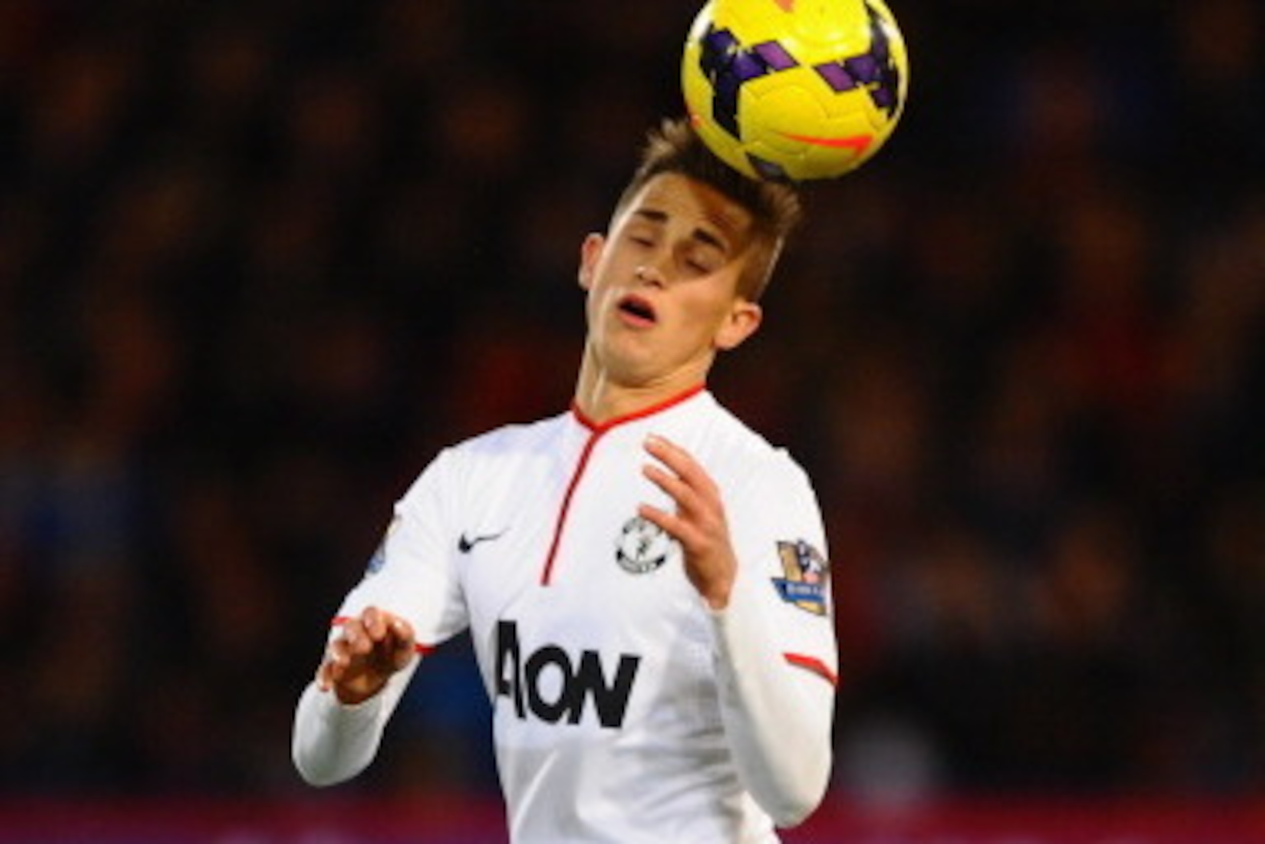 LONDON, ENGLAND - FEBRUARY 22: Adnan Januzaj of Manchester United in action during the Barclays Premier League match between Crystal Palace and Manchester United at Selhurst Park on February 22, 2014 in London, England.  (Photo by Laurence Griffiths/Getty