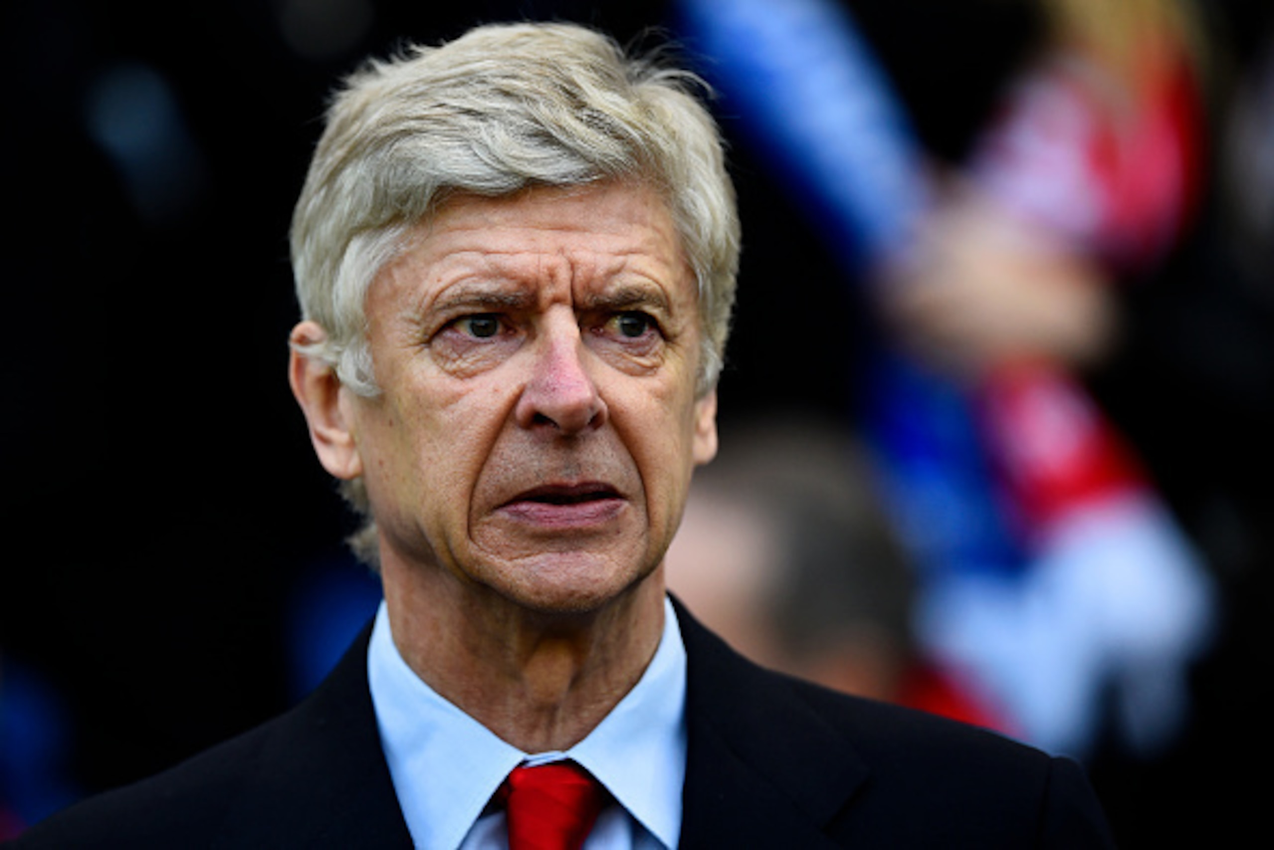 BRIGHTON, ENGLAND - JANUARY 25:  Arsene Wenger, manager of Arsenal looks on before the FA Cup Fourth Round match between Brighton & Hove Albion and Arsenal at Amex Stadium on January 25, 2015 in Brighton, England.  (Photo by Mike Hewitt/Getty Images)