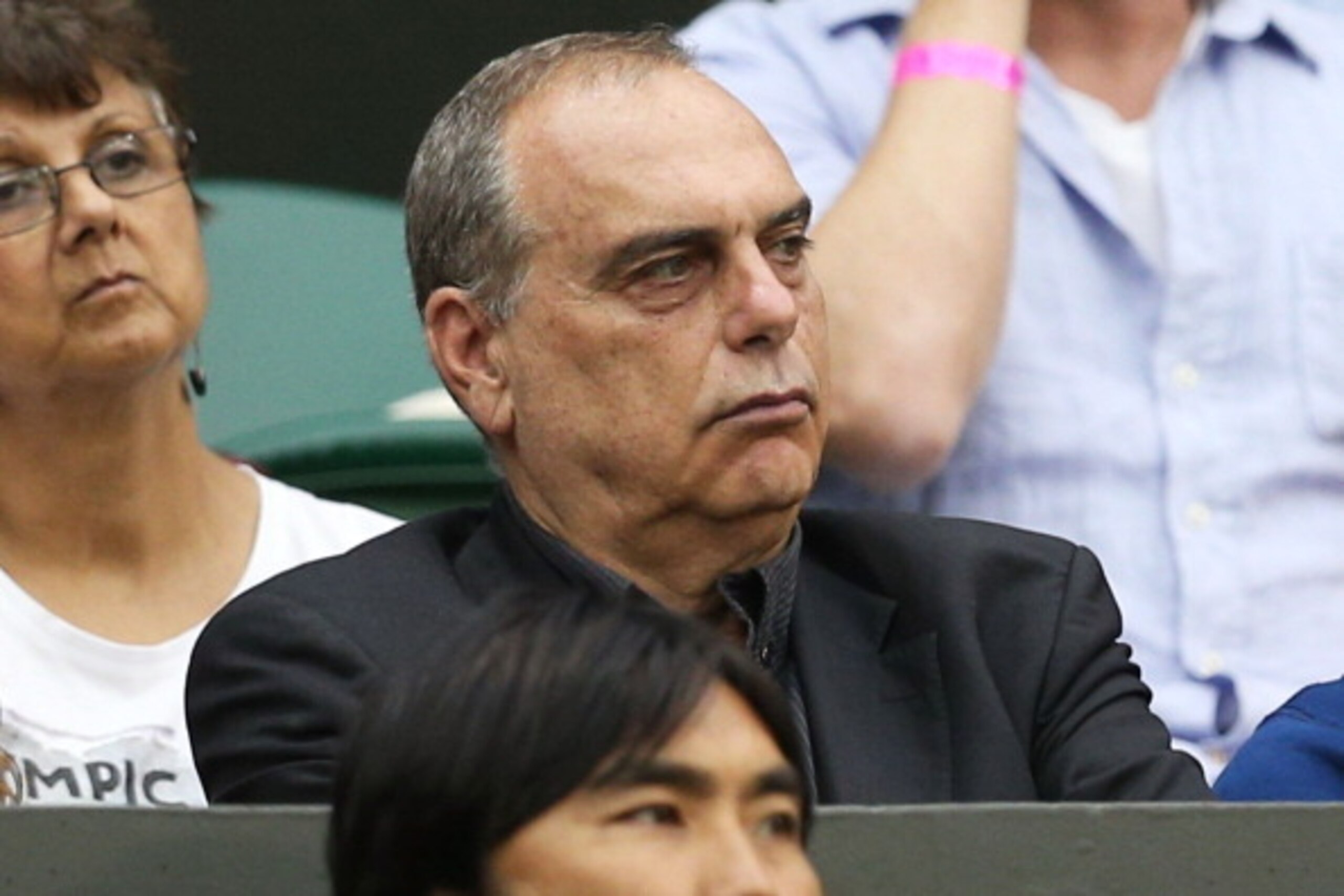LONDON, ENGLAND - JUNE 29:  Avram Grant attends the Ladies' Singles third round matcj between Serena Williams of the United States of America and Kimiko Date-Krumm of Japan on day six of the Wimbledon Lawn Tennis Championships at the All England Lawn Tenn