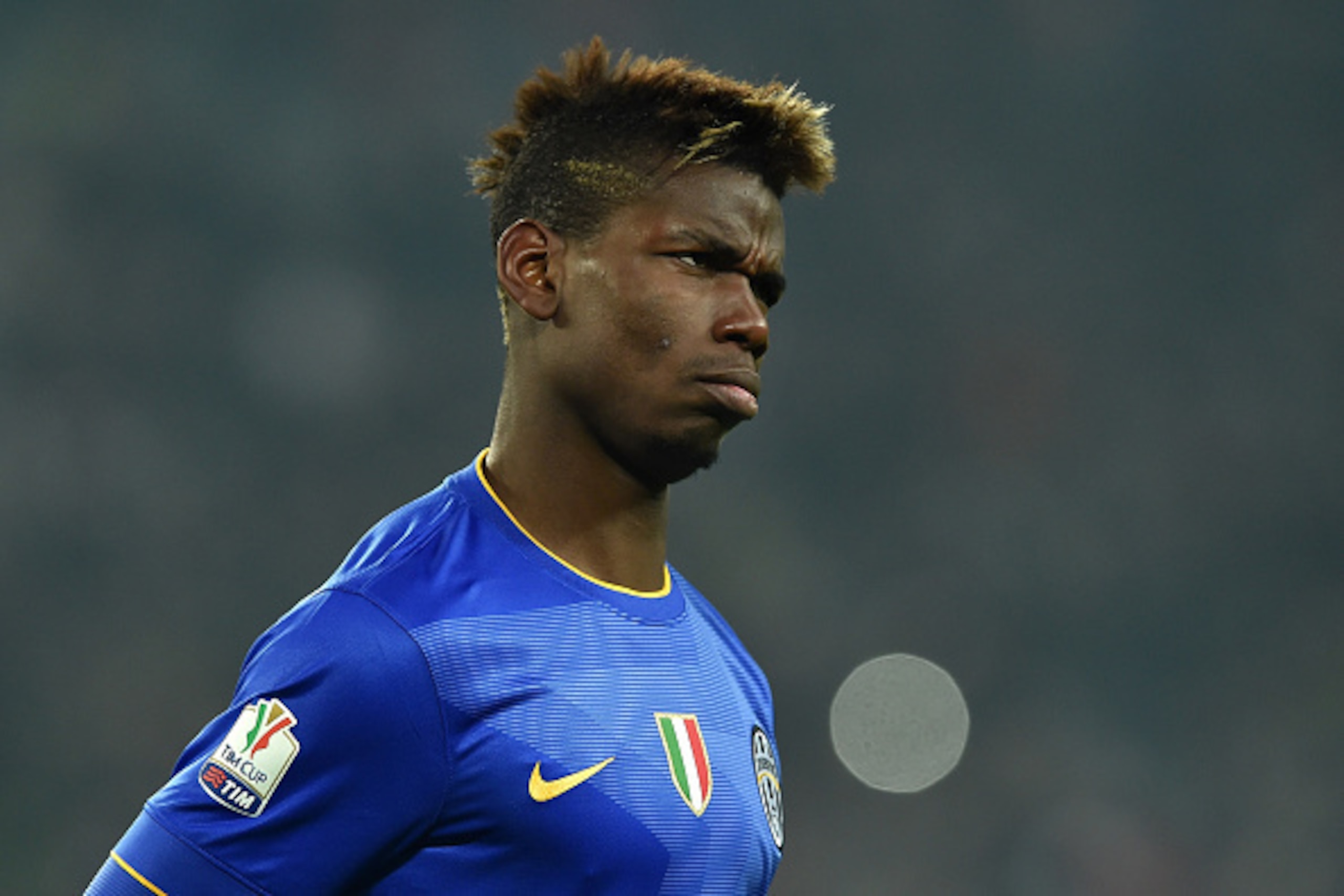 TURIN, ITALY - JANUARY 15:  Paul Pogba of Juventus FC celebrates a goal during the TIM Cup match between Juventus FC and Hellas Verona FC at Juventus Arena on January 15, 2015 in Turin, Italy.  (Photo by Valerio Pennicino/Getty Images)