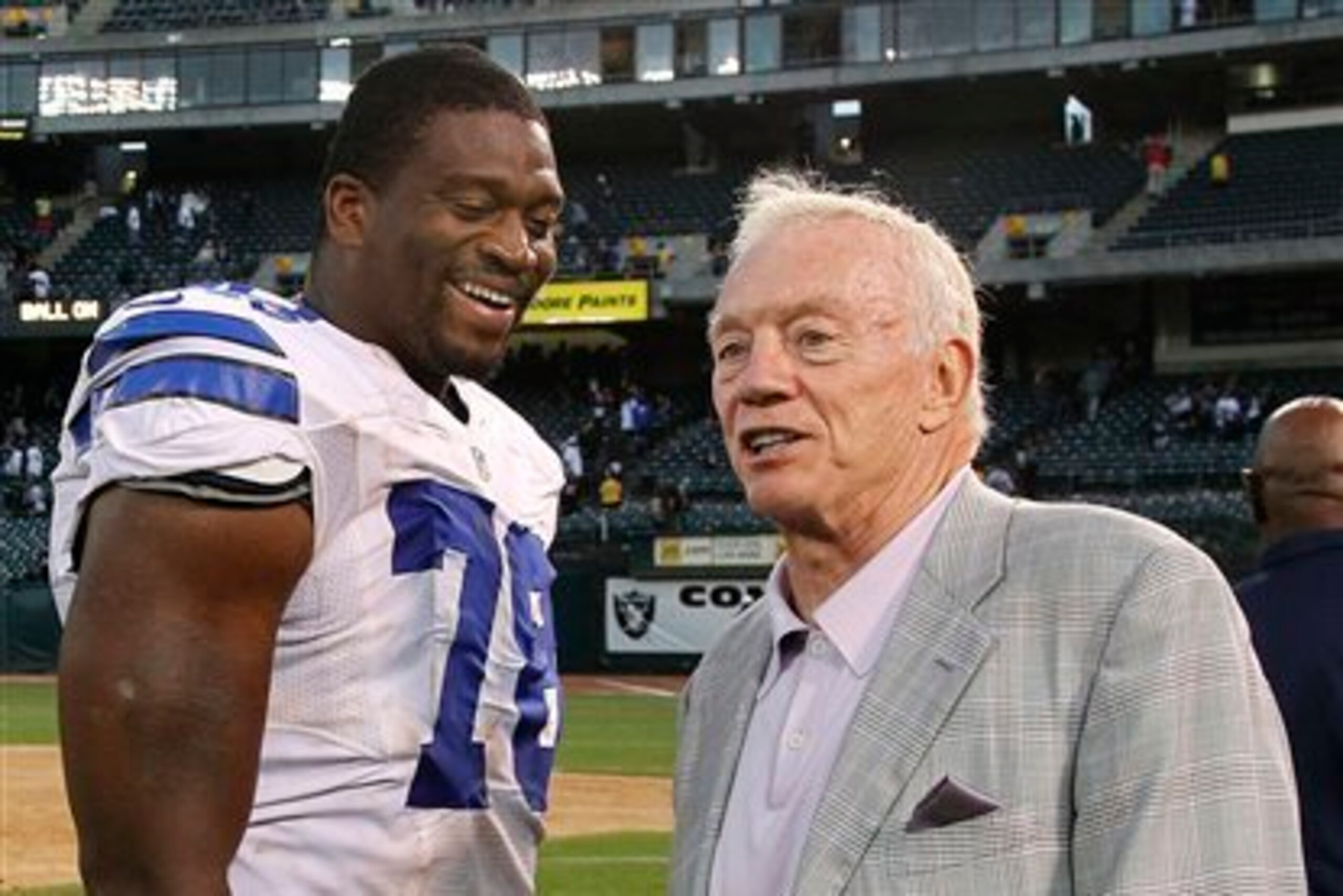 Jermey Parnell played well in seven starts in place of an injured Doug Free and has been considered a favorite pet cat of owner Jerry Jones.