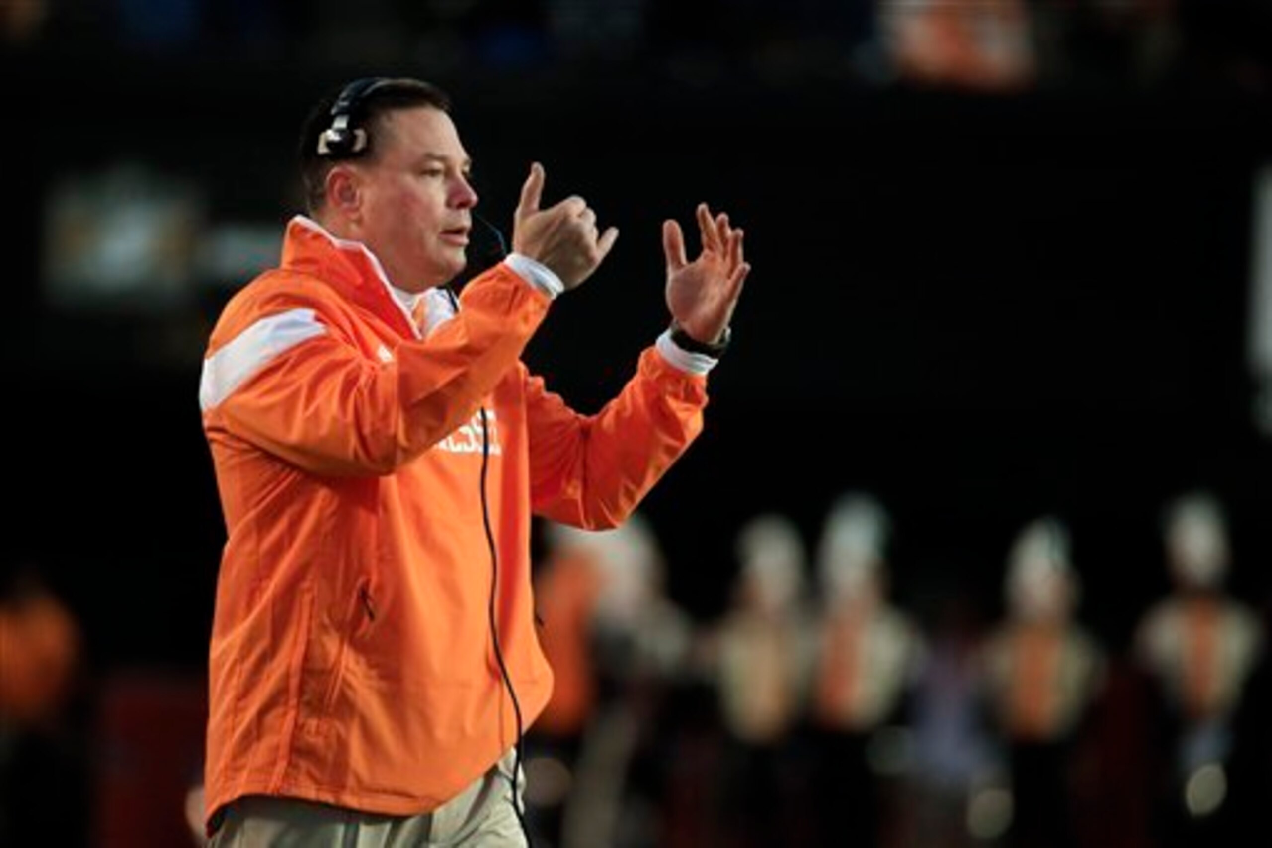 Tennessee head coach Butch Jones