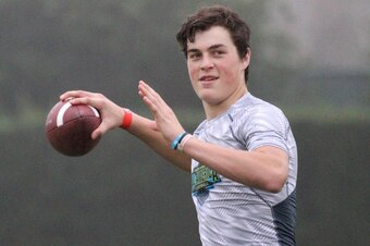 Harbaugh spent time getting to know 5-star QB Jacob Eason