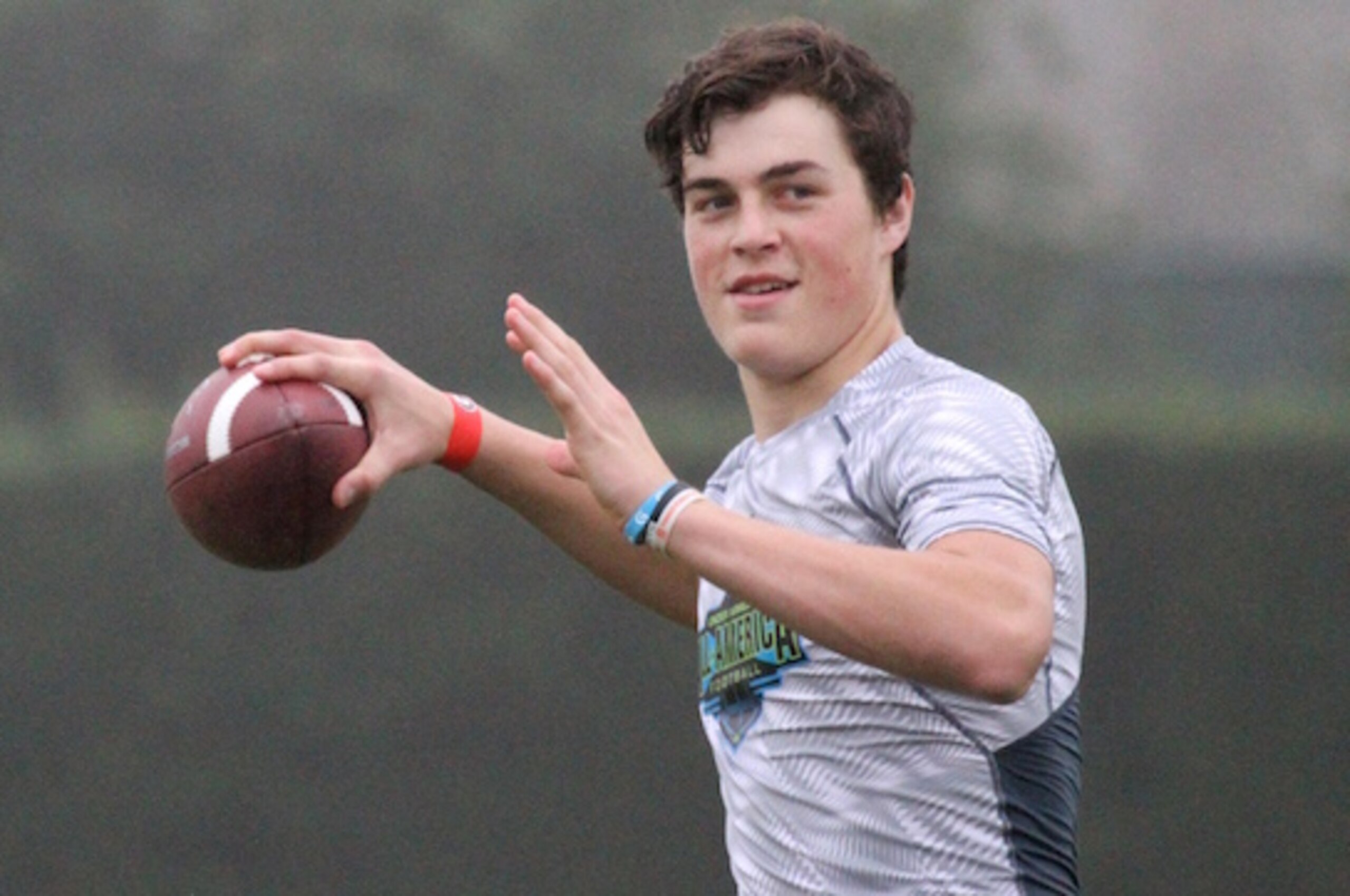 Harbaugh spent time getting to know 5-star QB Jacob Eason
