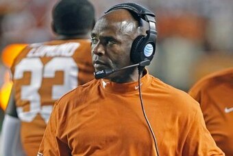 Texas head coach Charlie Strong