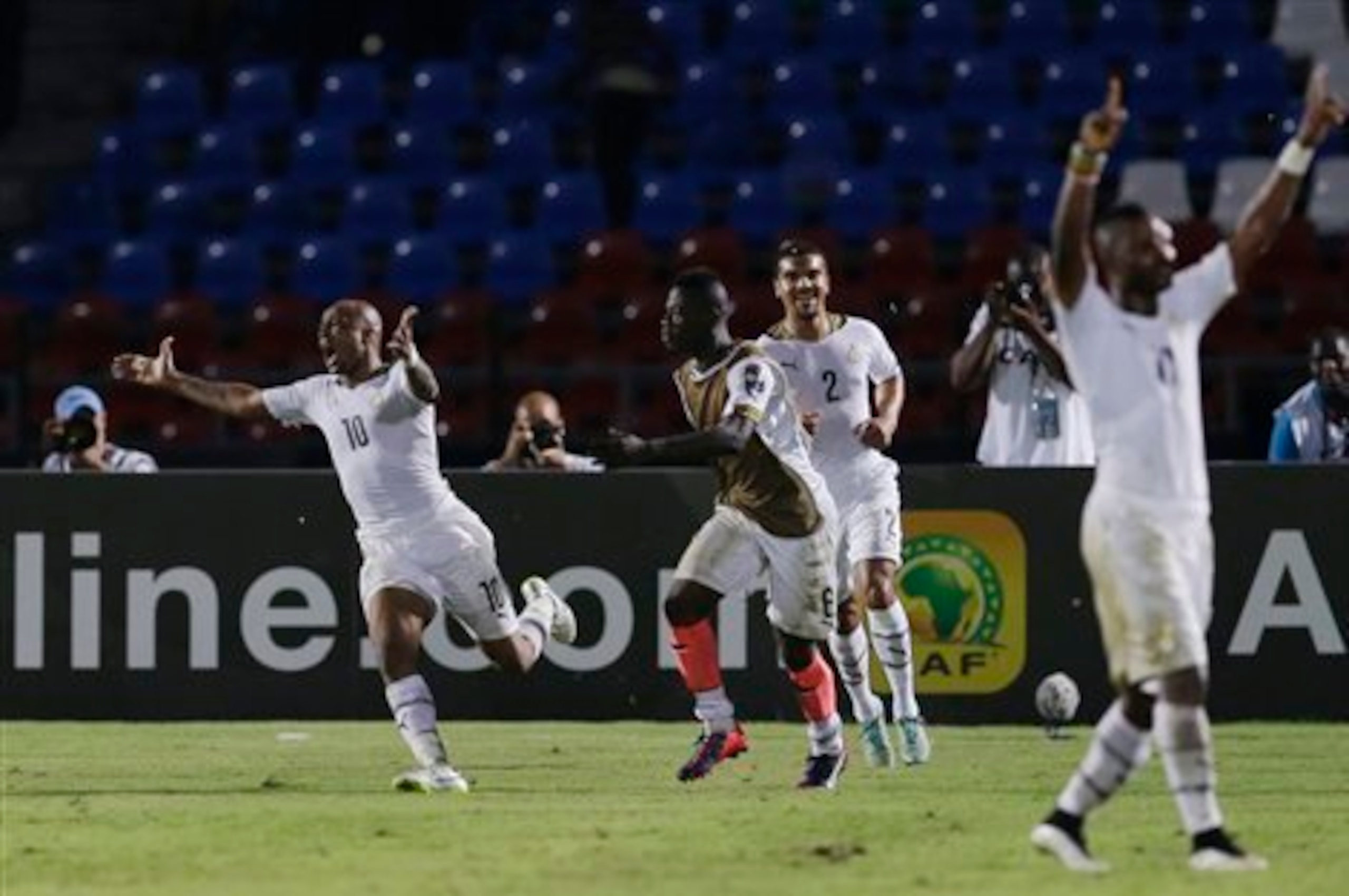 Ghana fought back superbly against South Africa.