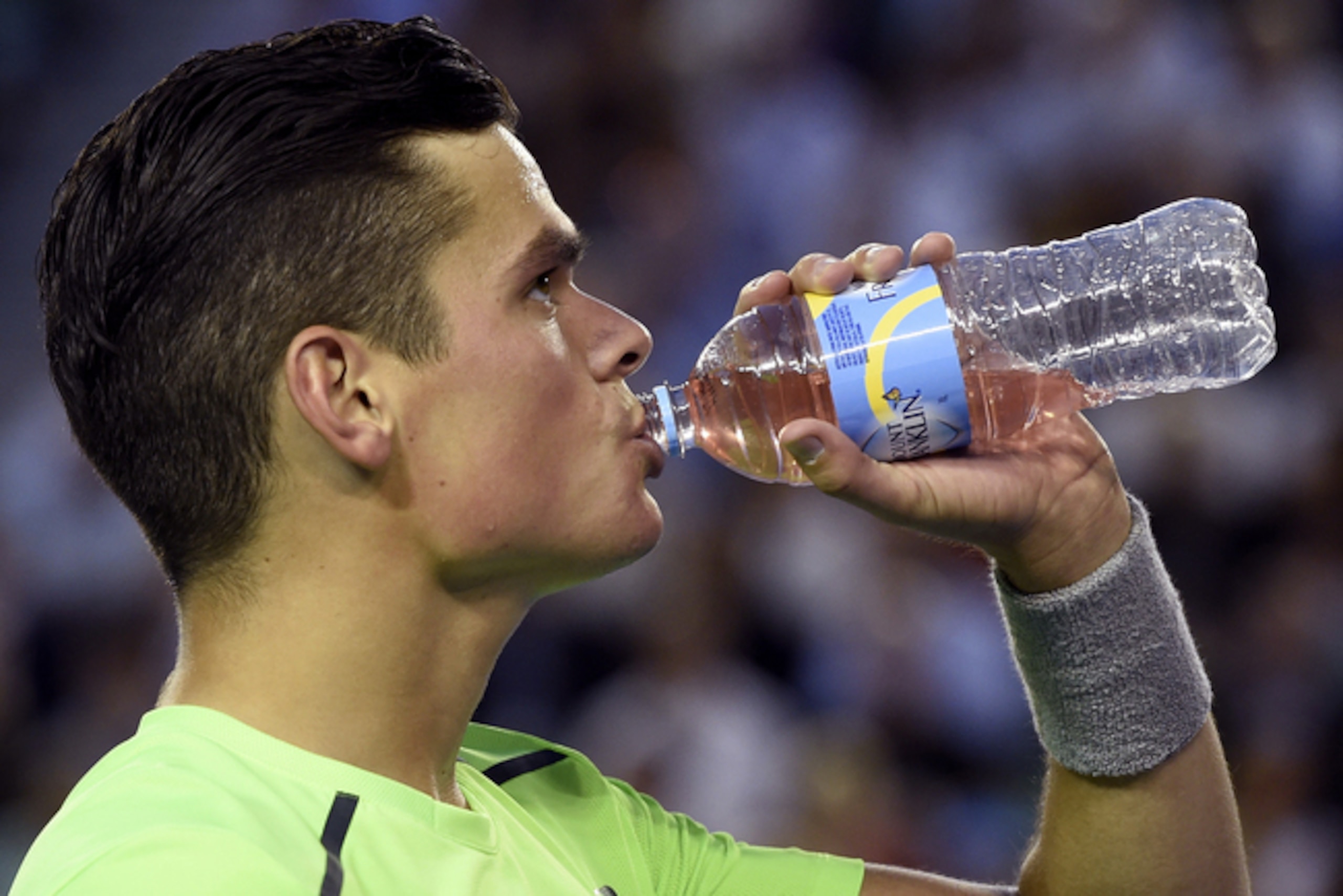 Milos Raonic couldn't find a way to deal with Djokovic's return play.