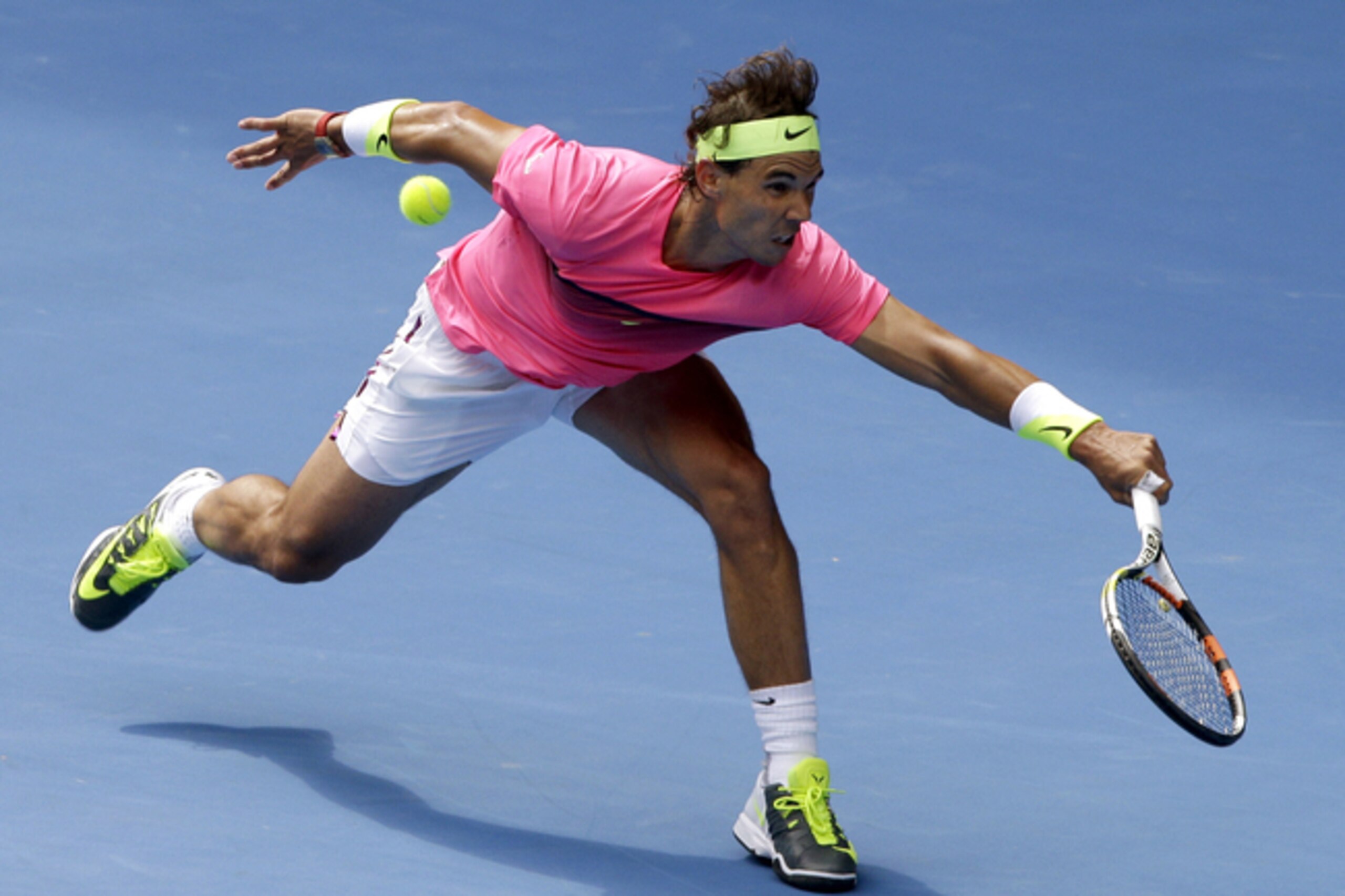 Rafael Nadal has already been a victim of Wawrinka's big serve.