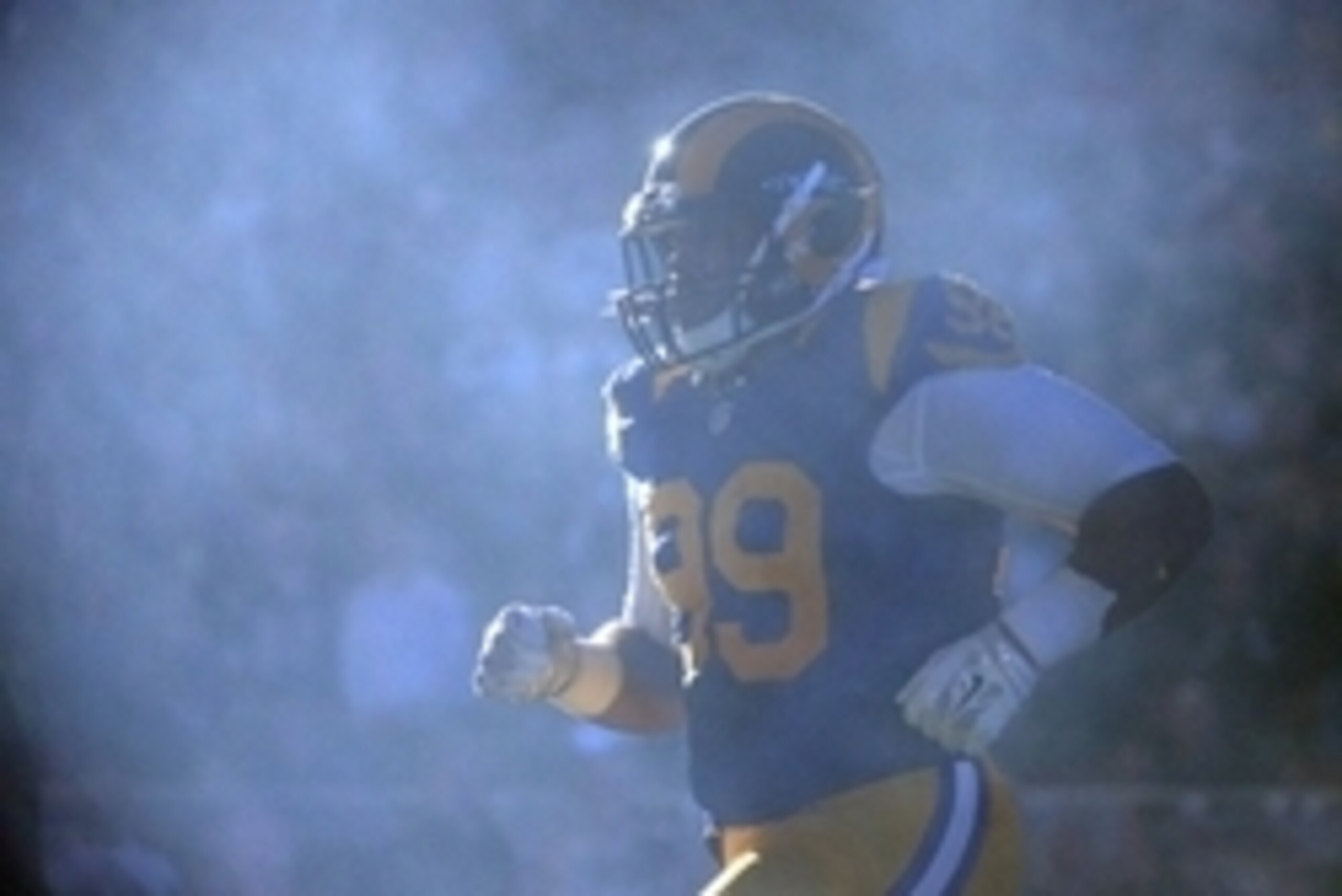 Dec 21, 2014; St. Louis, MO, USA; St. Louis Rams defensive tackle Aaron Donald (99) is introduced prior to a game against the New York Giants at the Edward Jones Dome. Mandatory Credit: Jeff Curry-USA TODAY Sports