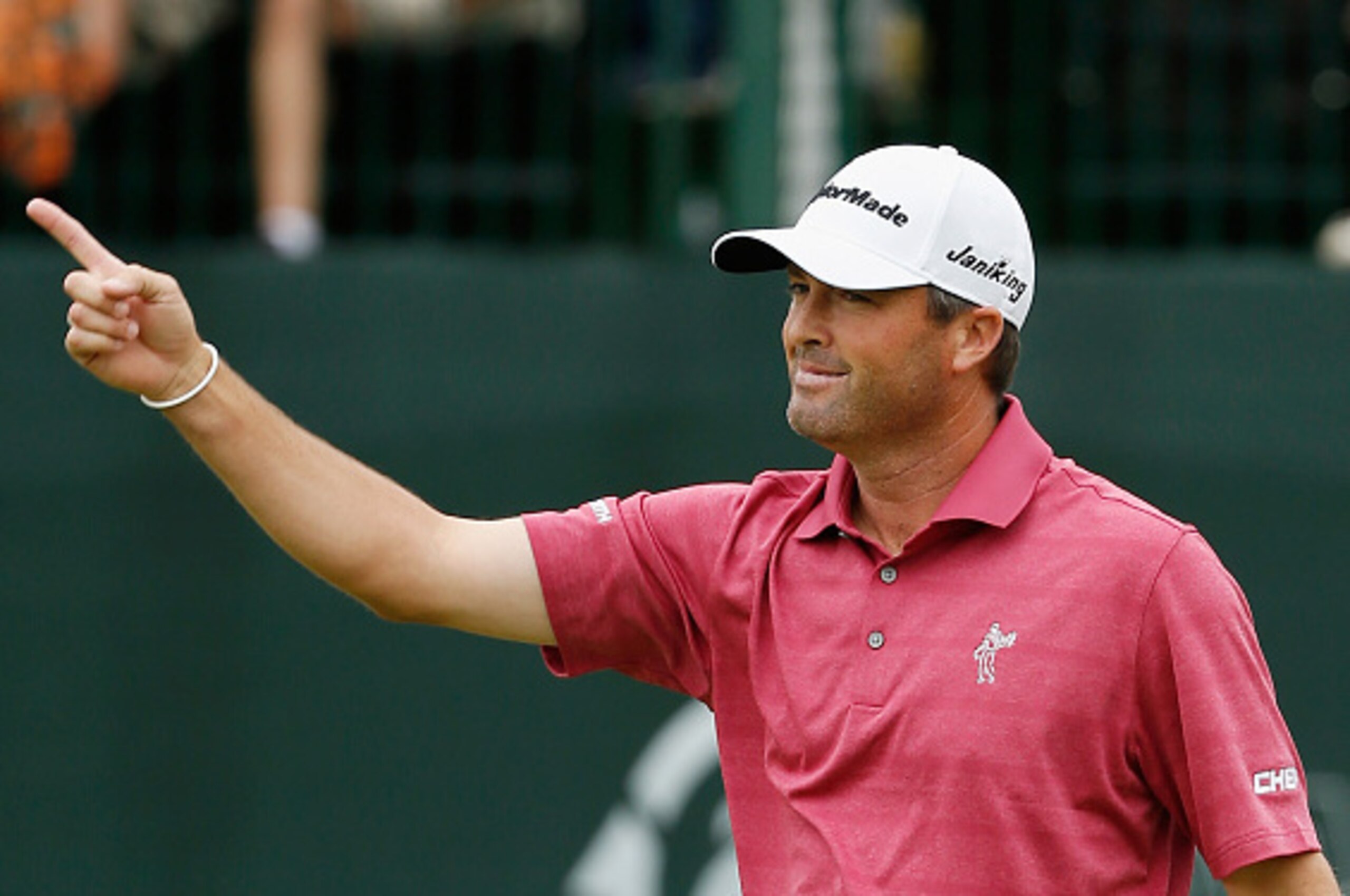 SCOTTSDALE, AZ - JANUARY 29: Ryan Palmer celebrates after a birdie putt on the 16th hole during the first round of the Waste Management Phoenix Open at TPC Scottsdale on January 29, 2015 in Scottsdale, Arizona. (Photo by Scott Halleran/Getty Images) SCOTTSDALE, AZ - JANUARY 29: Ryan Palmer celebrates after a birdie putt on the 16th hole during the first round of the Waste Management Phoenix Open at TPC Scottsdale on January 29, 2015 in Scottsdale, Arizona. (Photo by Scott Halleran/Getty Images)
