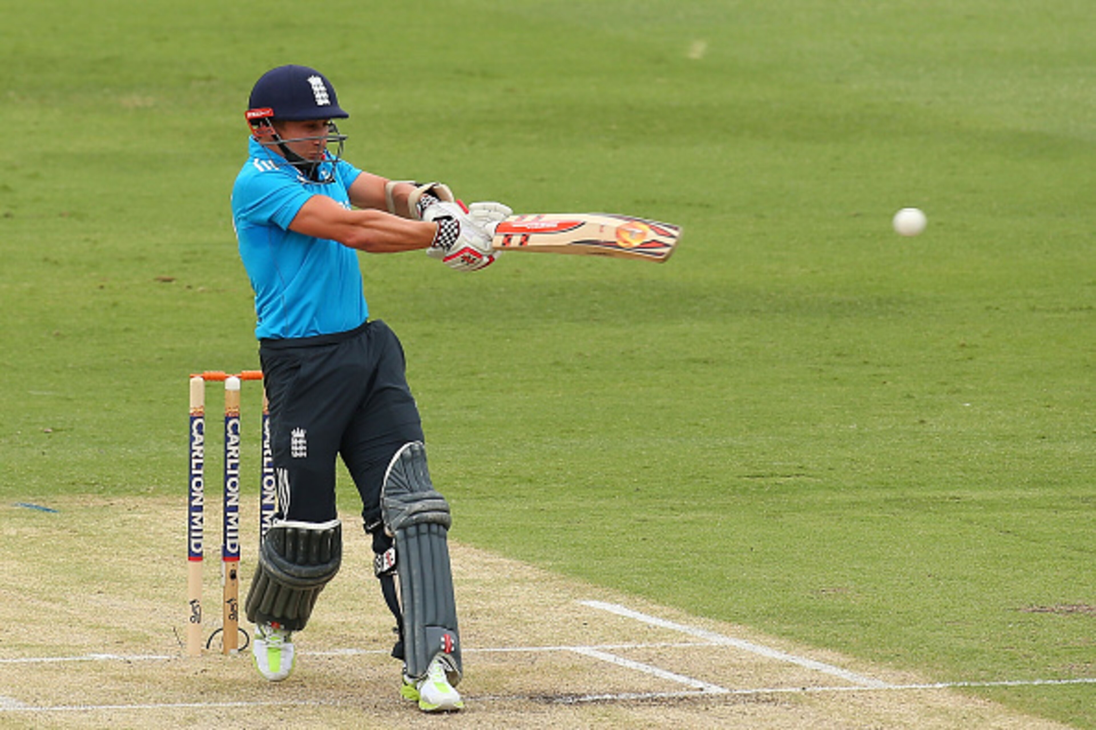 PERTH, AUSTRALIA - JANUARY 30: James Taylor of England bats during the One Day International match between England and India at the WACA on January 30, 2015 in Perth, Australia.  (Photo by Paul Kane/Getty Images)