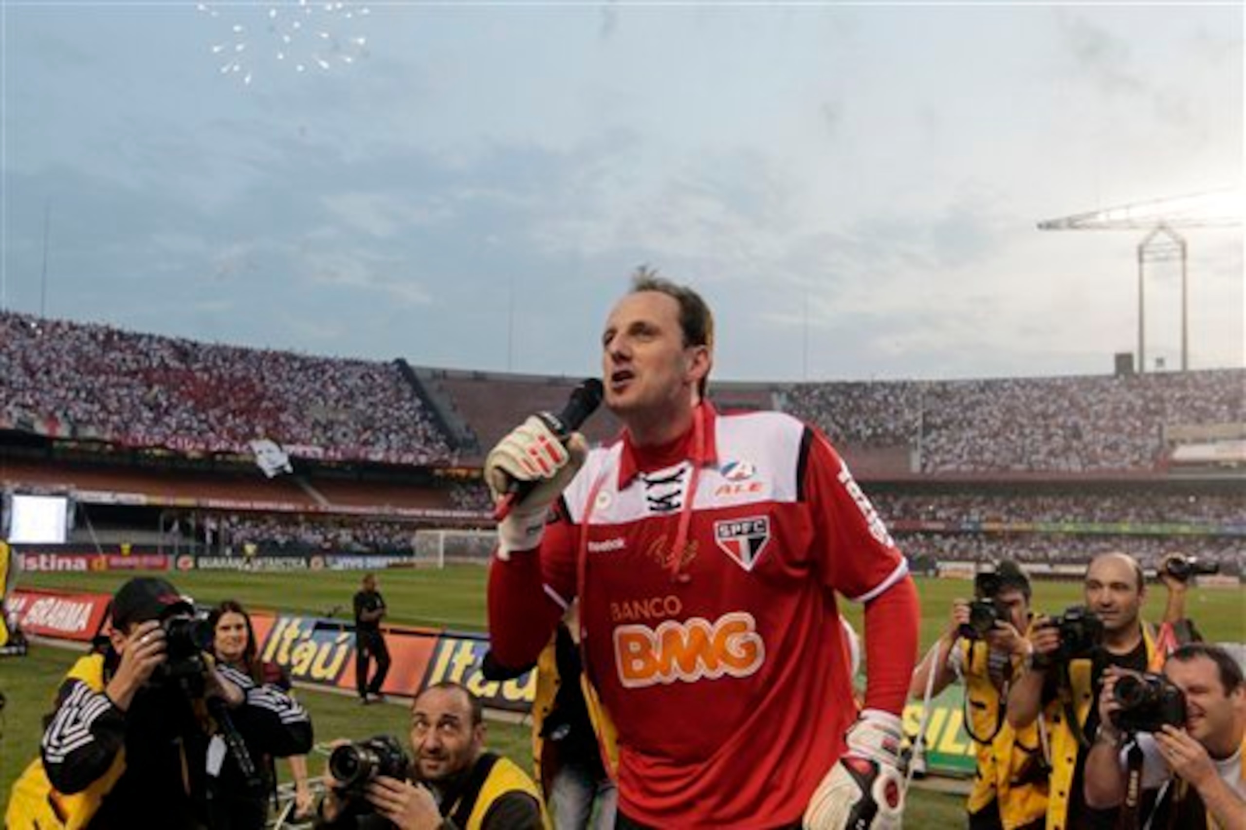 Rogerio is an idol at the Paulista club.