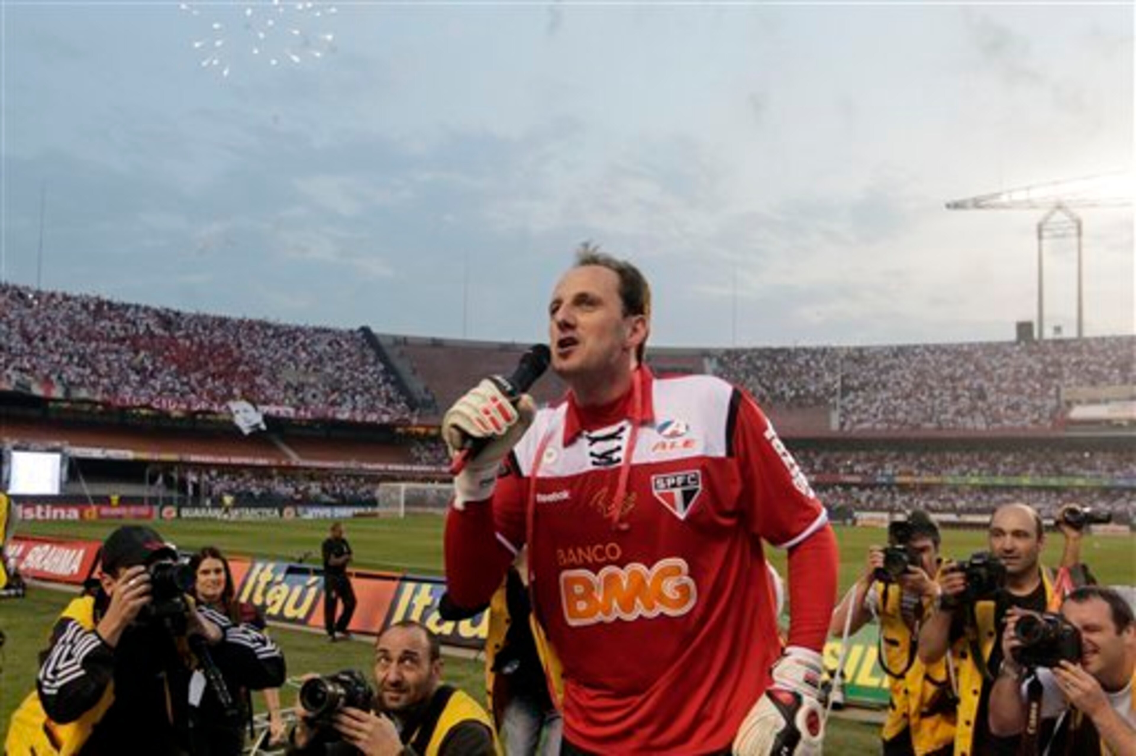 Rogerio is an idol at the Paulista club.