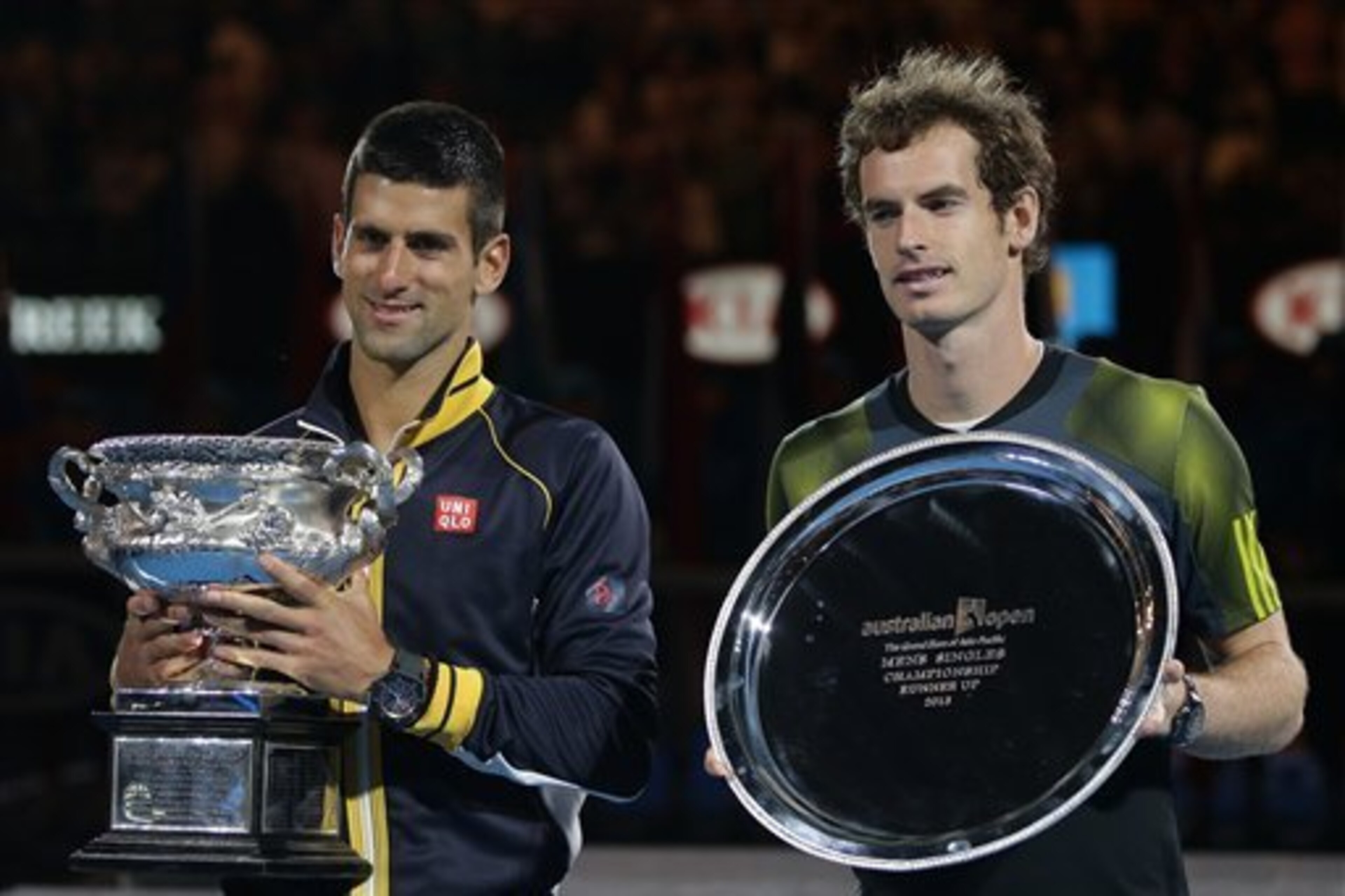 Djokovic beat Murray in the 2013 Australian Open final.