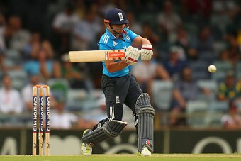 PERTH, AUSTRALIA - JANUARY 30: James Taylor of England bats during the One Day International match between England and India at the WACA on January 30, 2015 in Perth, Australia.  (Photo by Paul Kane/Getty Images)