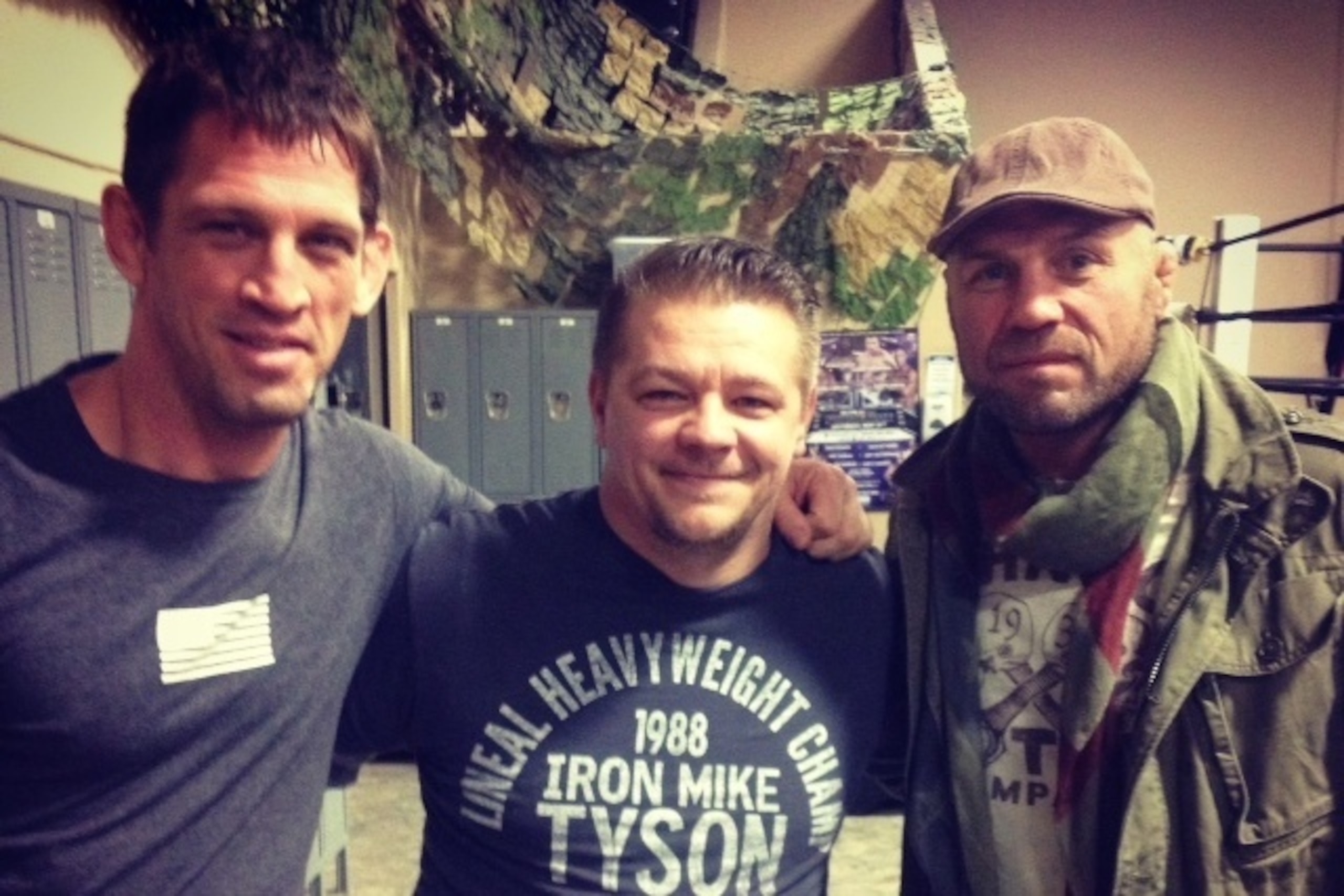 Robert Follis and Randy Couture Robert Follis and Randy Couture
