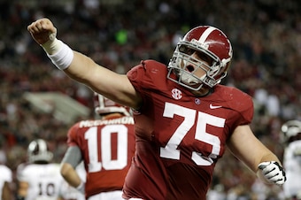 All-American offensive lineman Barrett Jones.