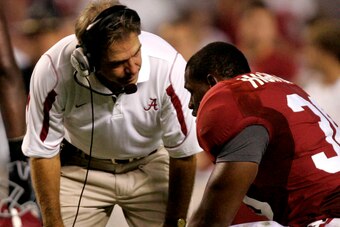 Nick Saban and Dont'a Hightwower at Alabama.