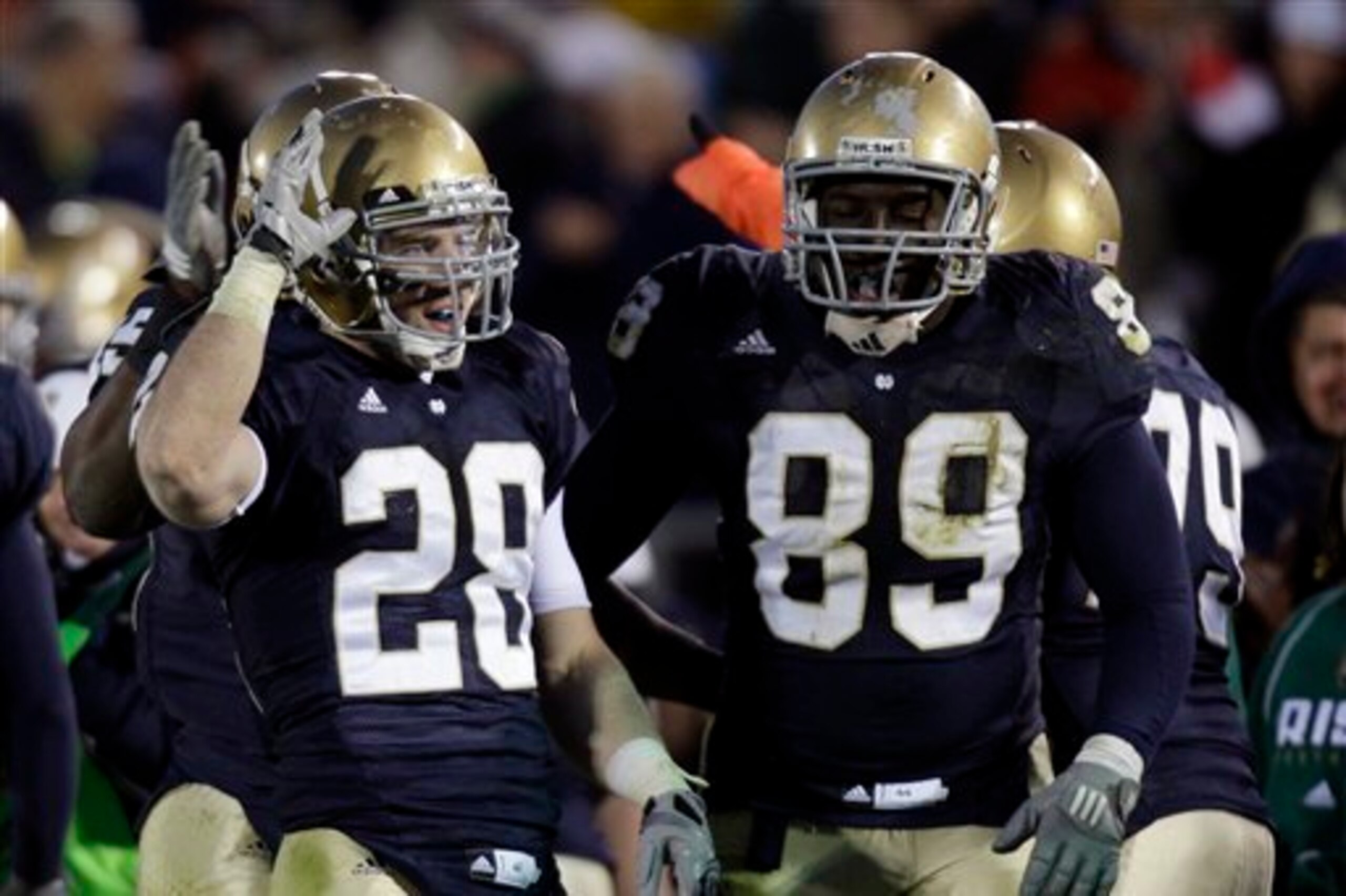 Kyle McCarthy was a Graduate Assistant for the Irish this season.