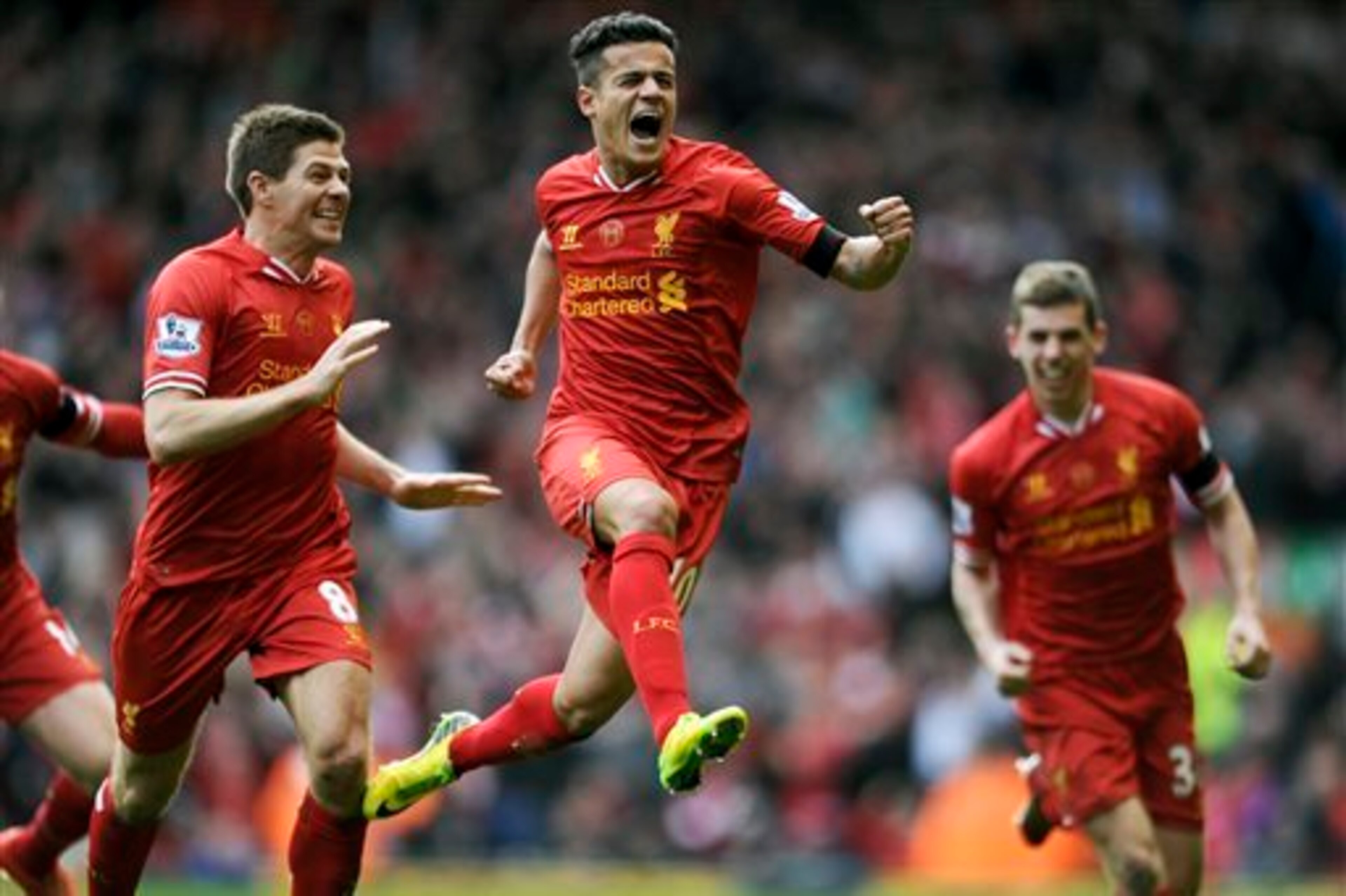 Coutinho's goal against City looked to have won the Reds the title.