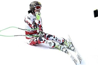 BEAVER CREEK, CO - FEBRUARY 03: (FRANCE OUT) Anna Fenninger of Austria wins the gold medal during the FIS Alpine World Ski Championships Women's Super G on February 03, 2015 in Beaver Creek, Colorado. (Photo by Alexis Boichard/Agence Zoom/Getty Images)