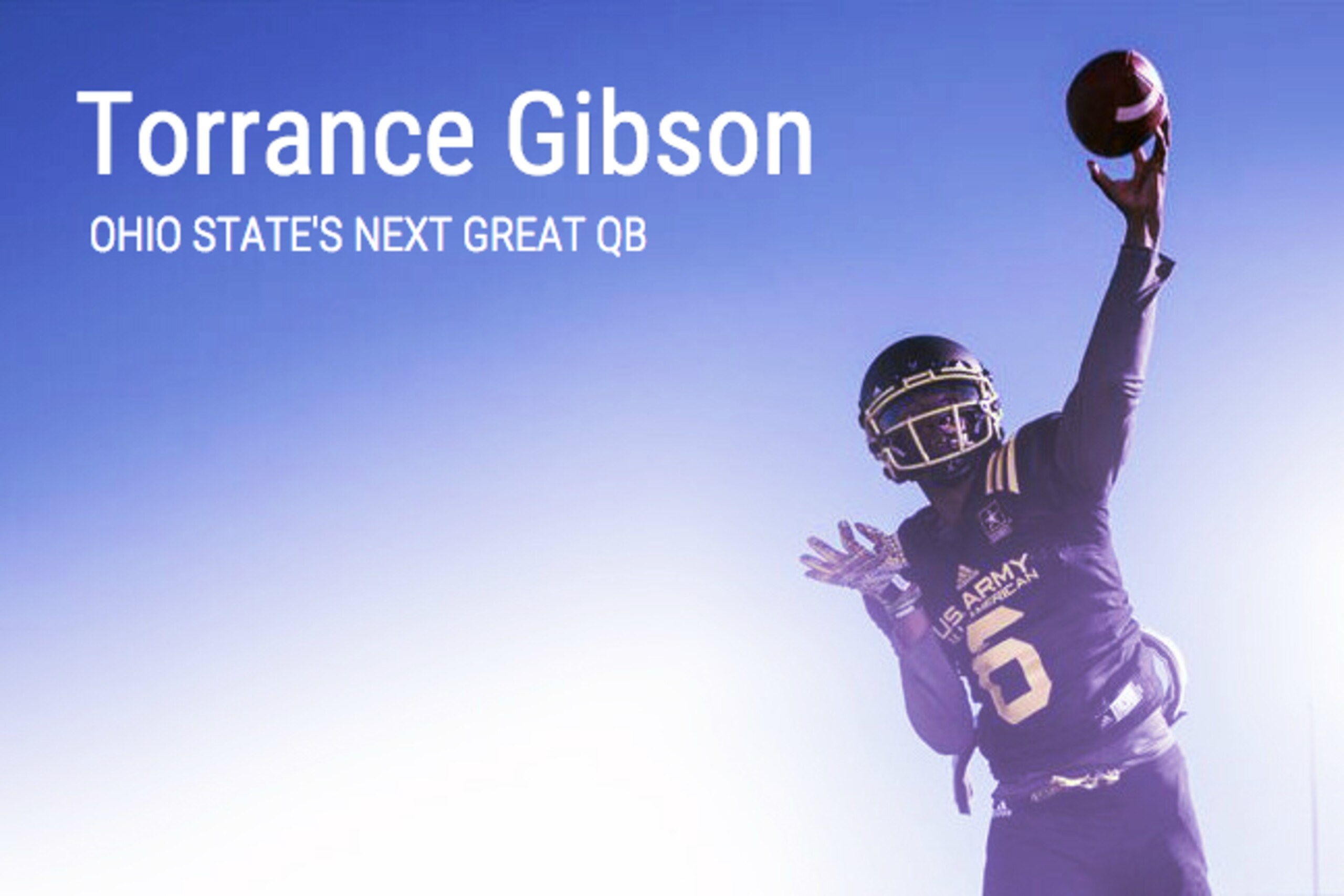 Ohio State's future at quarterback is very bright with Torrance Gibson in the fold.