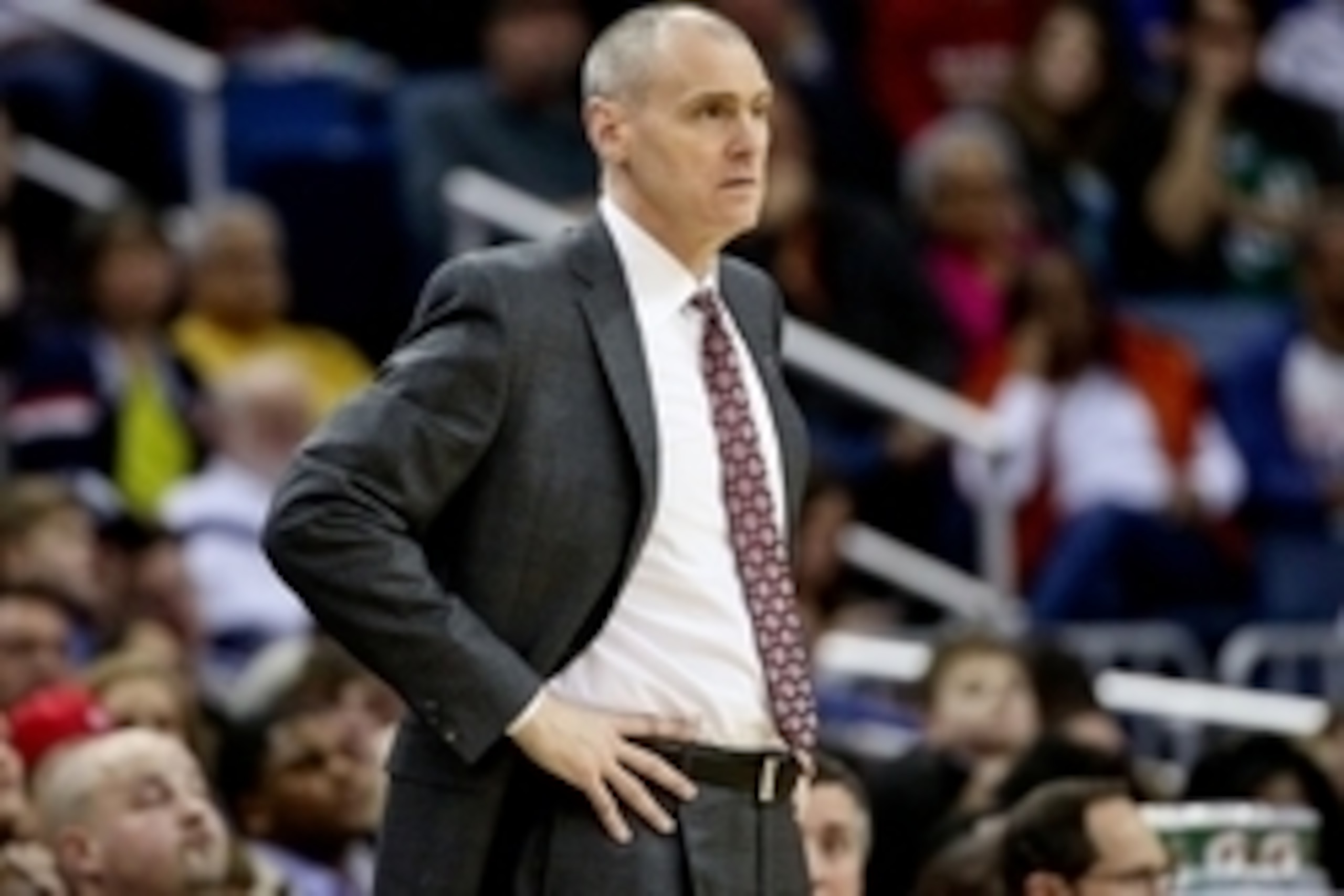 Jan 25, 2015; New Orleans, LA, USA; Dallas Mavericks head coach Rick Carlisle against the New Orleans Pelicans during the third quarter of a game at the Smoothie King Center. The Pelicans defeated the Mavericks 109-106.  Mandatory Credit: Derick E. Hingle