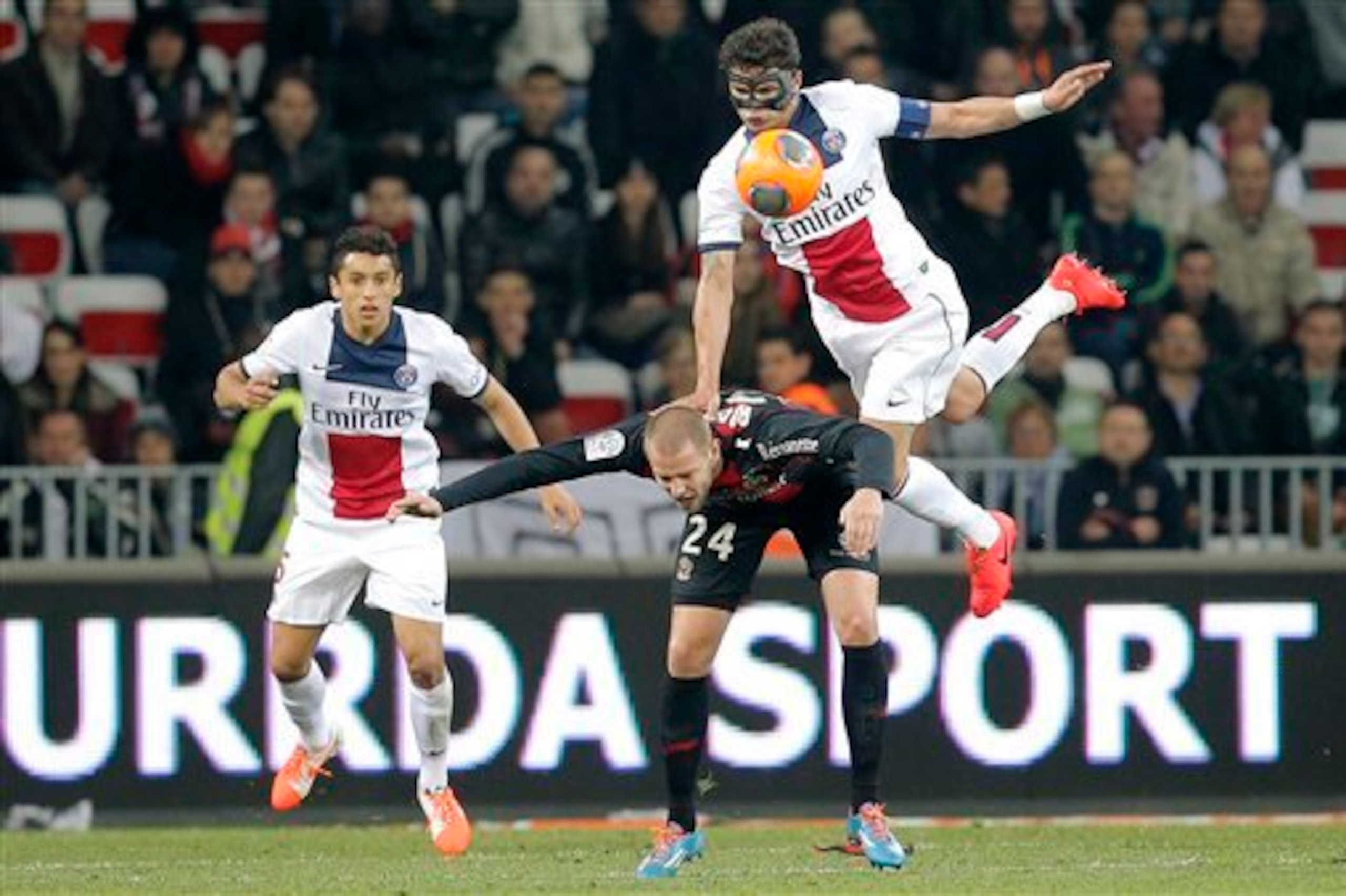 Marquinhos has struggled to nail down a regular spot in Paris.
