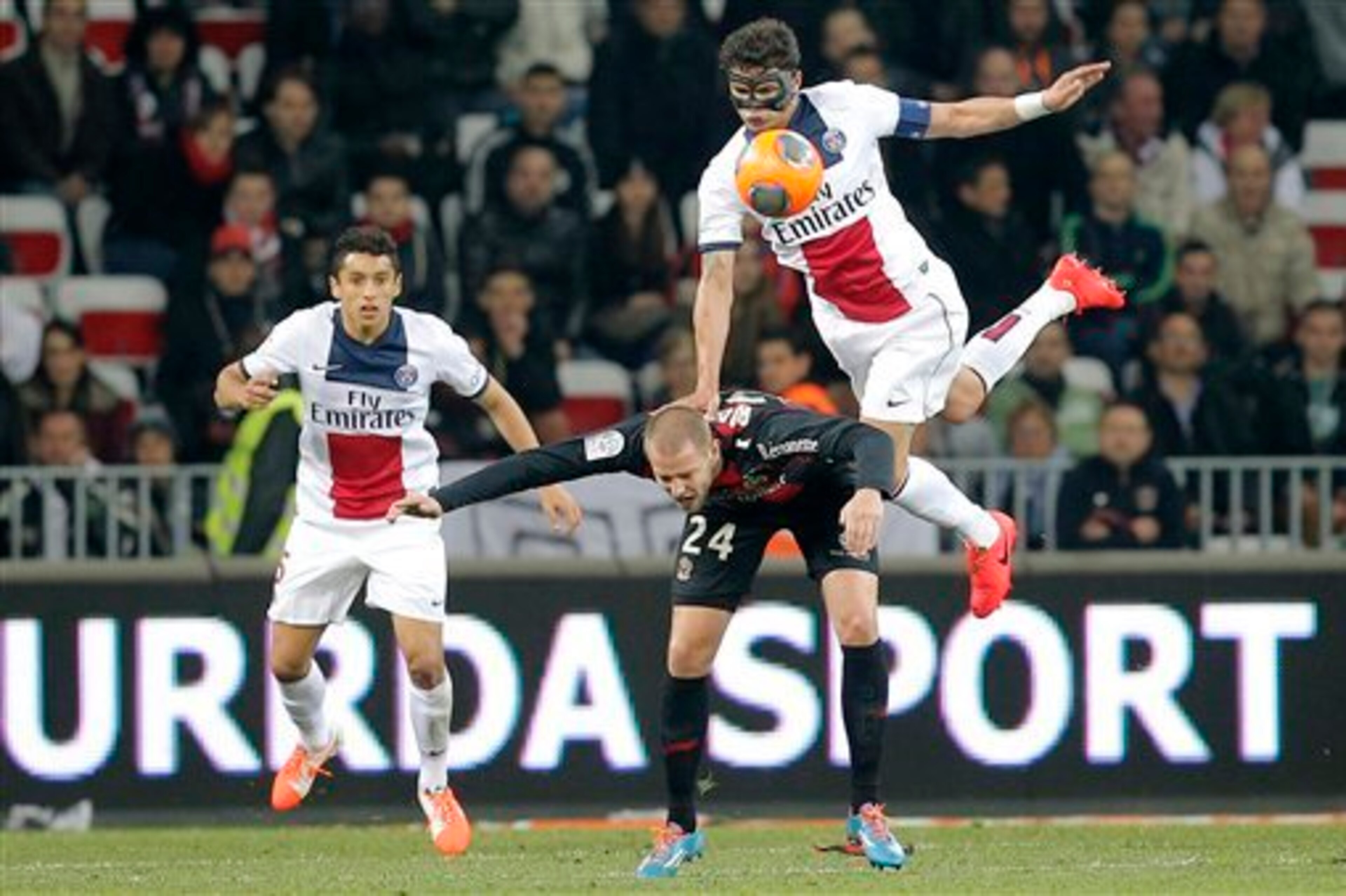 Marquinhos has struggled to nail down a regular spot in Paris.