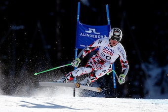 BEAVER CREEK, CO - FEBRUARY 05:  Hannes Reichelt of Austria races during the Men's Super-G on the Birds of Prey racecourse on Day 4 of the 2015 FIS Alpine World Ski Championships on February 5, 2015 in Beaver Creek, Colorado.  (Photo by Ezra Shaw/Getty Im