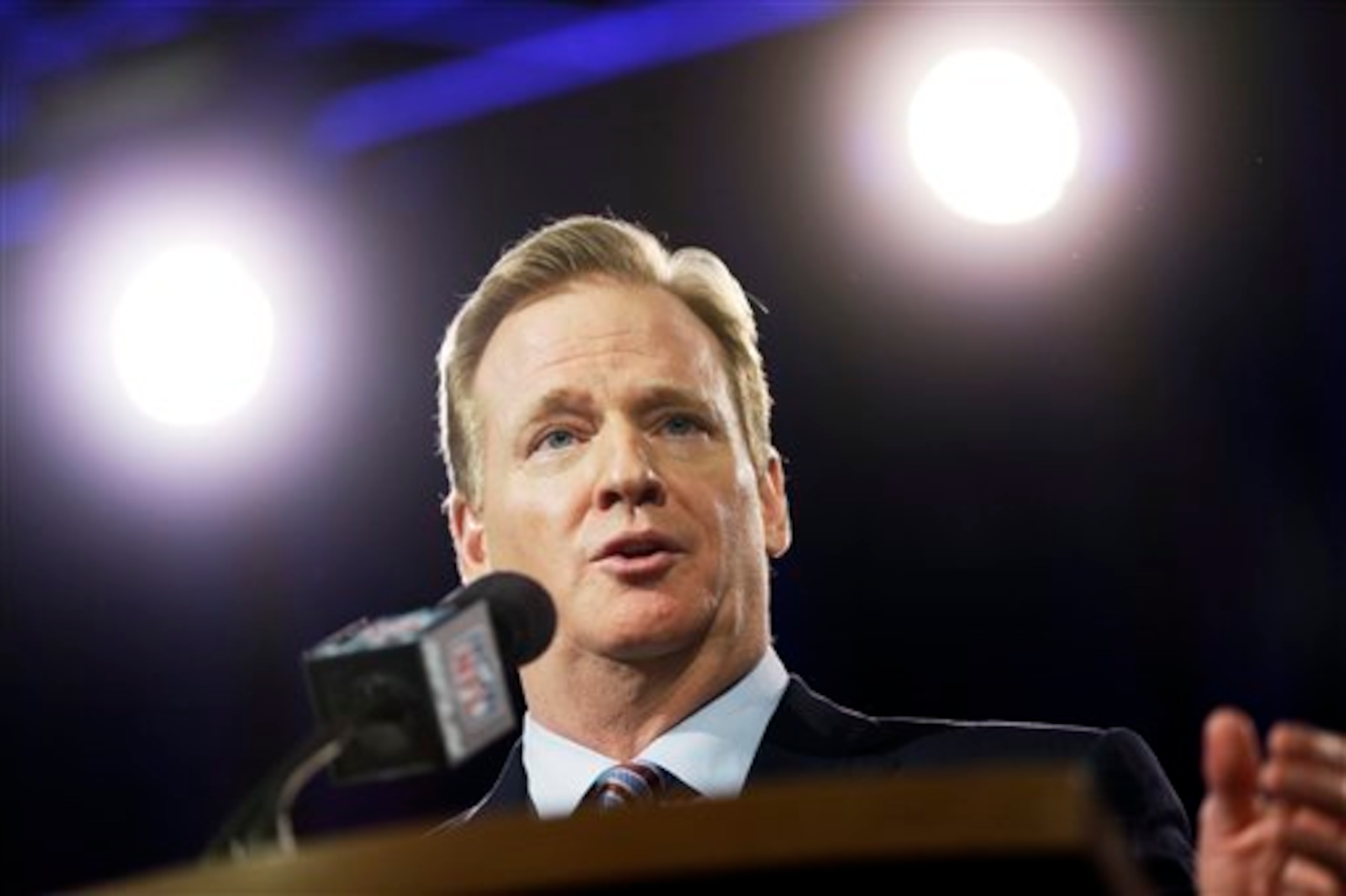 Roger Goodell is facing a long offseason in the public eye.