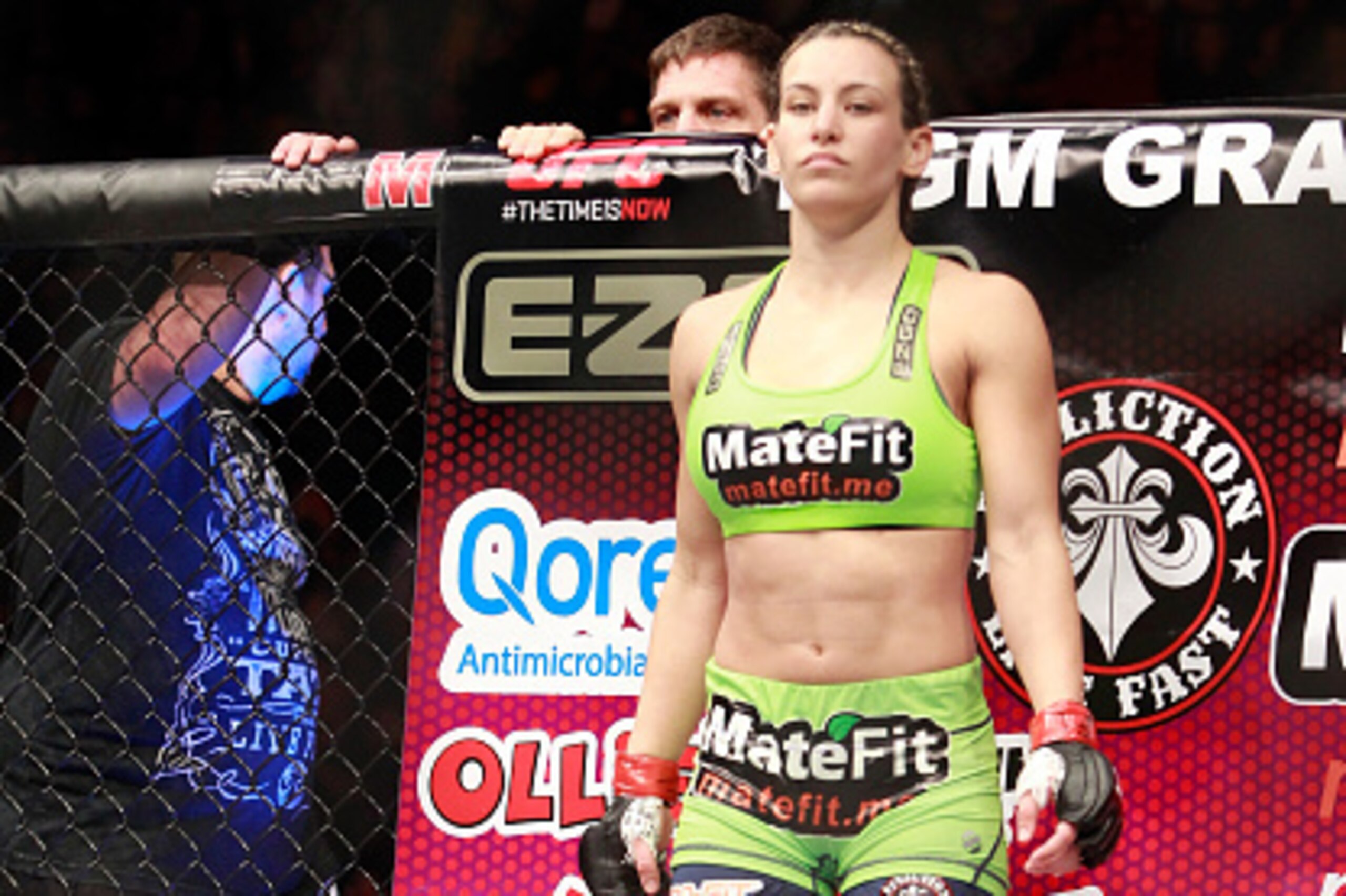 LAS VEGAS, NV - JANUARY 31: Miesha Tate waits for the start of of her bantamweight fight against Sara McMann during UFC 183 at the MGM Grand Garden Arena on January 31, 2015 in Las Vegas, Nevada. Tate won the fight by majority decision. (Photo by Steve LAS VEGAS, NV - JANUARY 31: Miesha Tate waits for the start of of her bantamweight fight against Sara McMann during UFC 183 at the MGM Grand Garden Arena on January 31, 2015 in Las Vegas, Nevada. Tate won the fight by majority decision. (Photo by Steve