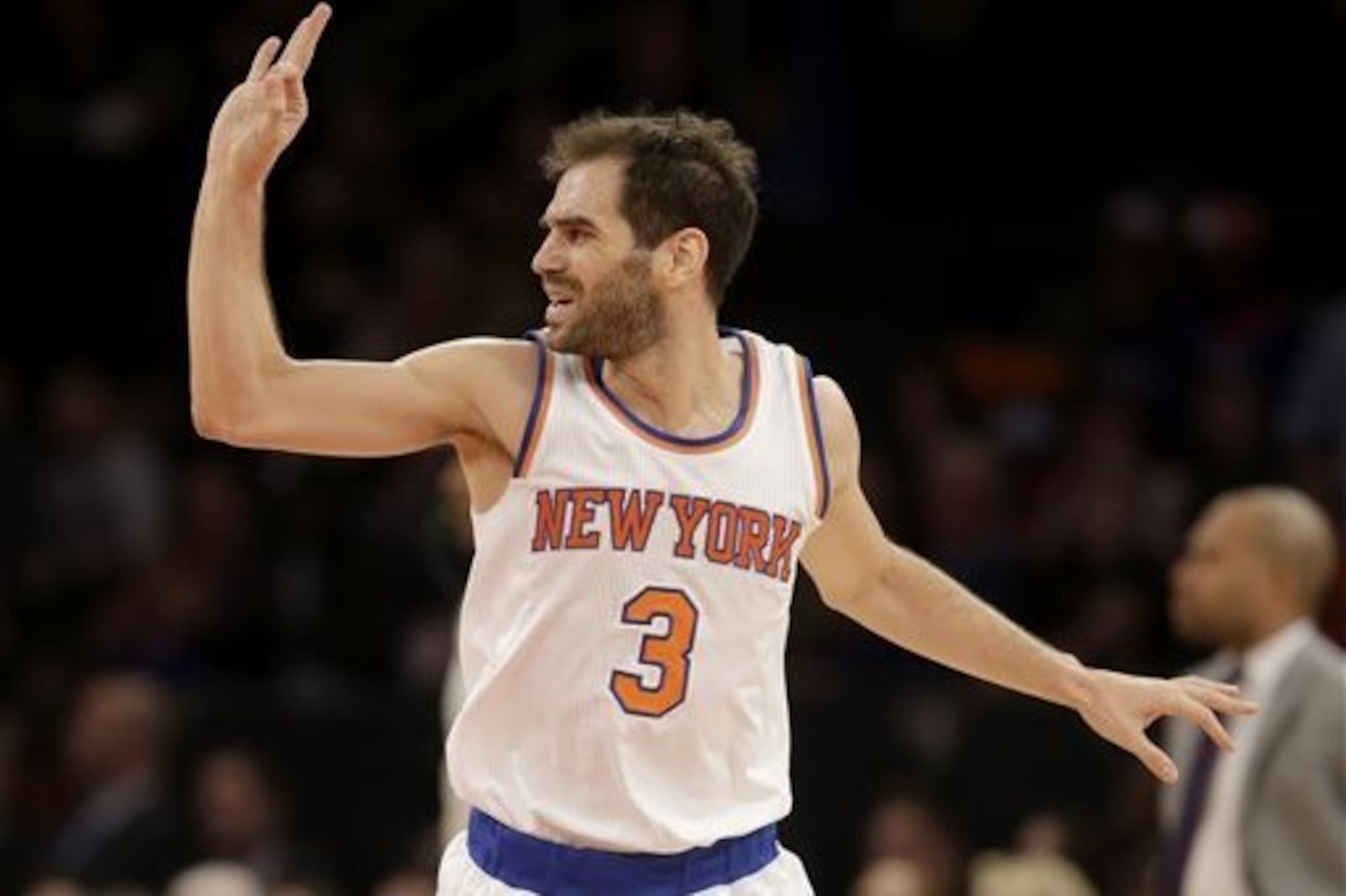 Despite some good performances recently, Knicks' Jose Calderon is on the trade block and should be out of the starting five. Despite some good performances recently, Knicks' Jose Calderon is on the trade block and should be out of the starting five.