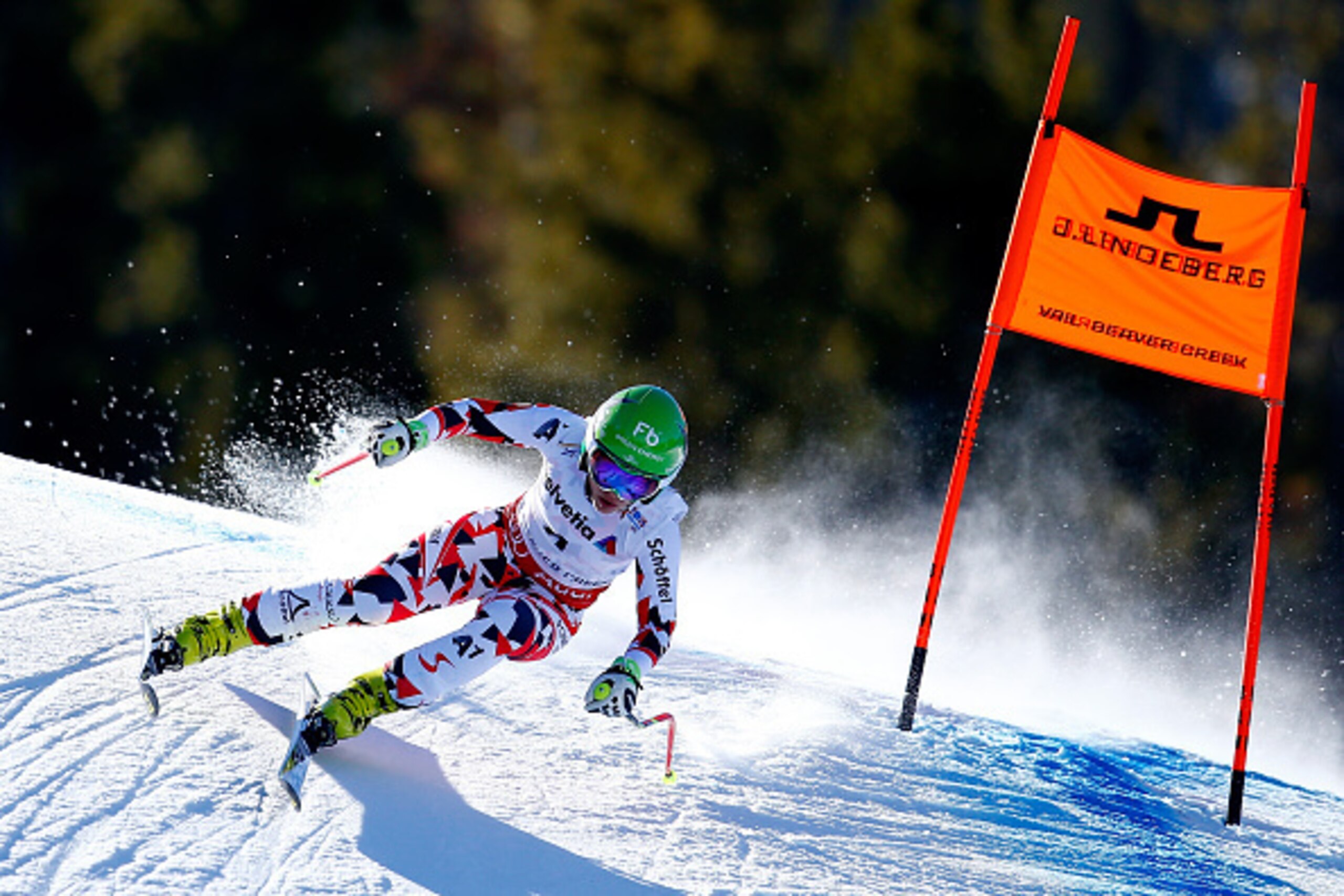 BEAVER CREEK, CO - FEBRUARY 06: Nicole Schmidhofer of Austria during the Ladies' Downhill on the Raptor racecourse on Day 5 of the 2015 FIS Alpine World Ski Championships on February 6, 2015 in Beaver Creek, Colorado. (Photo by Al Bello/Getty Images) BEAVER CREEK, CO - FEBRUARY 06: Nicole Schmidhofer of Austria during the Ladies' Downhill on the Raptor racecourse on Day 5 of the 2015 FIS Alpine World Ski Championships on February 6, 2015 in Beaver Creek, Colorado. (Photo by Al Bello/Getty Images)