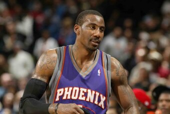 OAKLAND, CA - DECEMBER 26: Amare Stoudemire #1 of the Phoenix Warriors walks to the bench after fouling out against the Golden State Warriors  on December 26, 2009 at Oracle Arena in Oakland, California. NOTE TO USER: User expressly acknowledges and agree