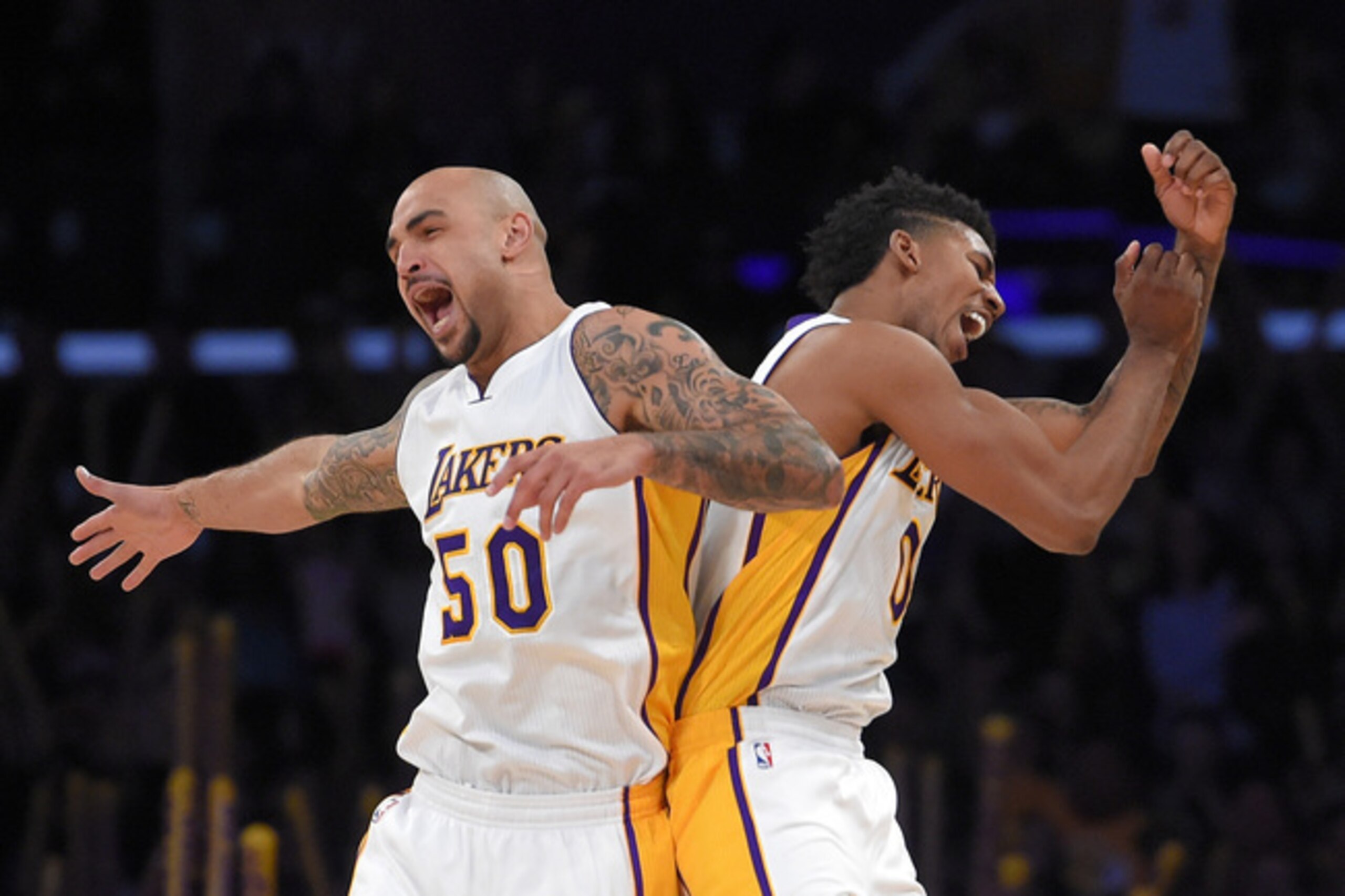 Robert Sacre is a positive, high-energy player who could fill a role off the bench.