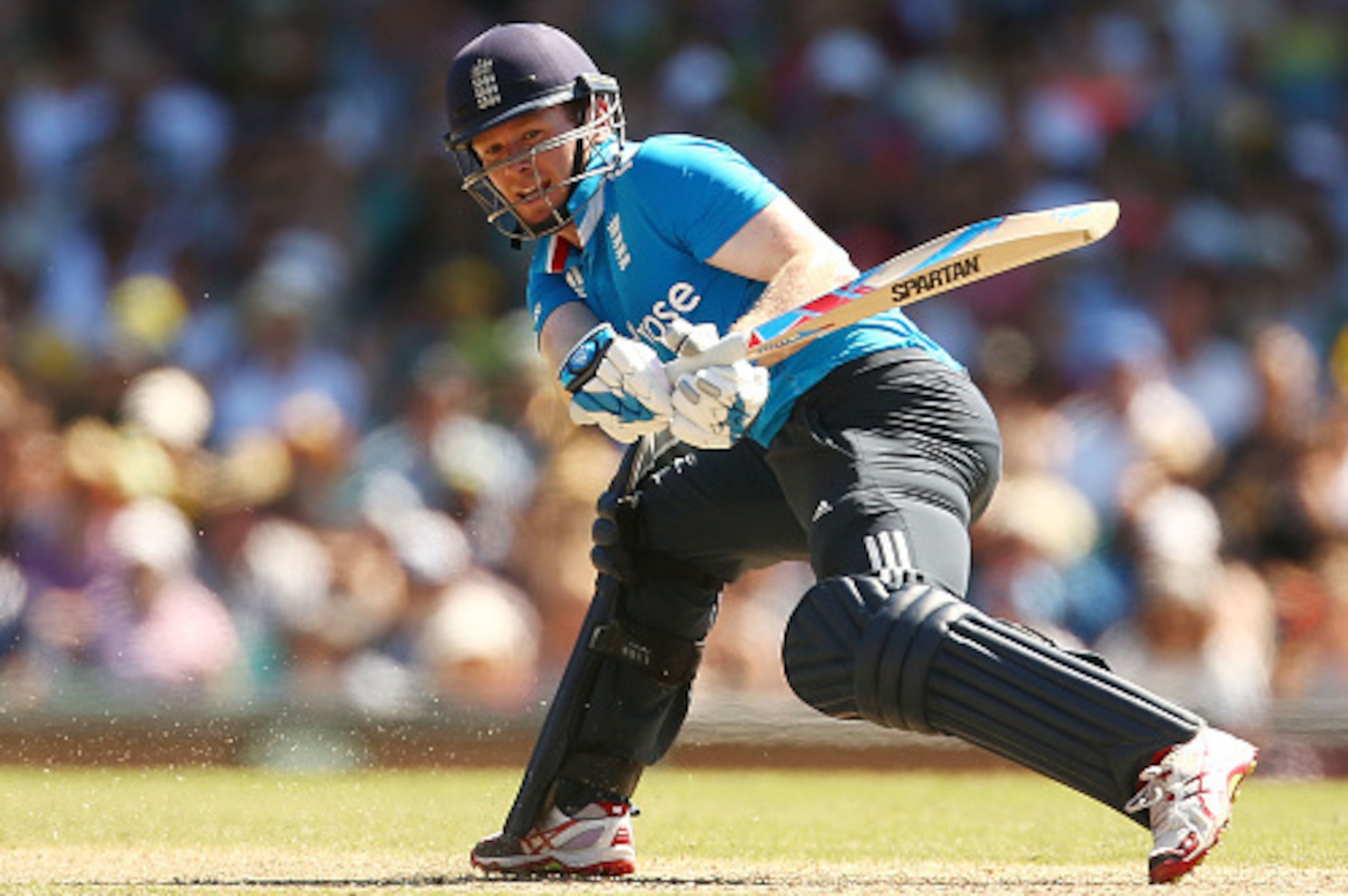 SYDNEY, AUSTRALIA - JANUARY 16:  Eoin Morgan of England bats during the One Day International series match between Australia and England at Sydney Cricket Ground on January 16, 2015 in Sydney, Australia.  (Photo by Mark Nolan/Getty Images)