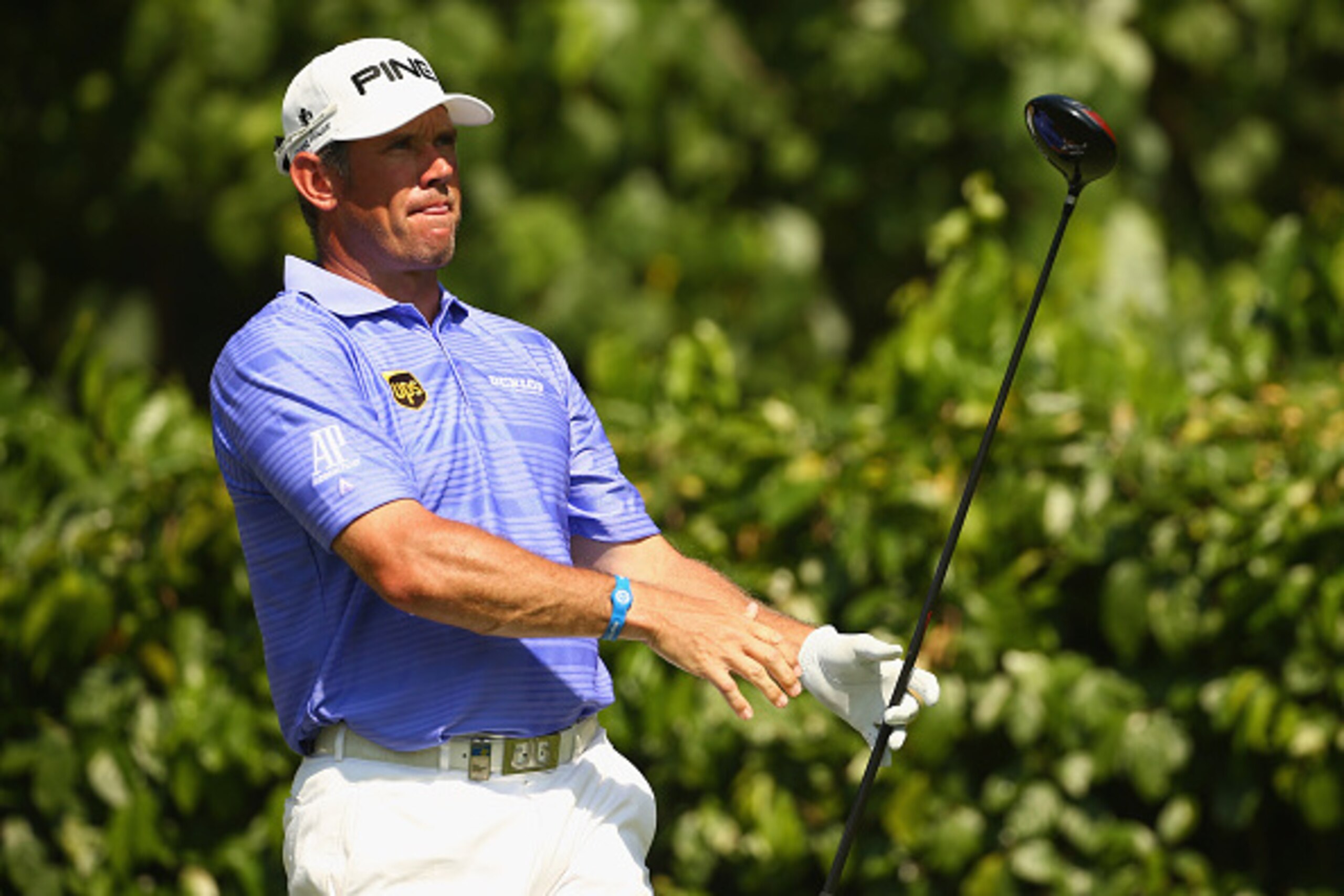KUALA LUMPUR, MALAYSIA - FEBRUARY 08:  Lee Westwood of England in action during the final round of the 2015 Maybank Malaysian Open at Kuala Lumpur Golf & Country Club on February 8, 2015 in Kuala Lumpur, Malaysia.  (Photo by Ian Walton/Getty Images)