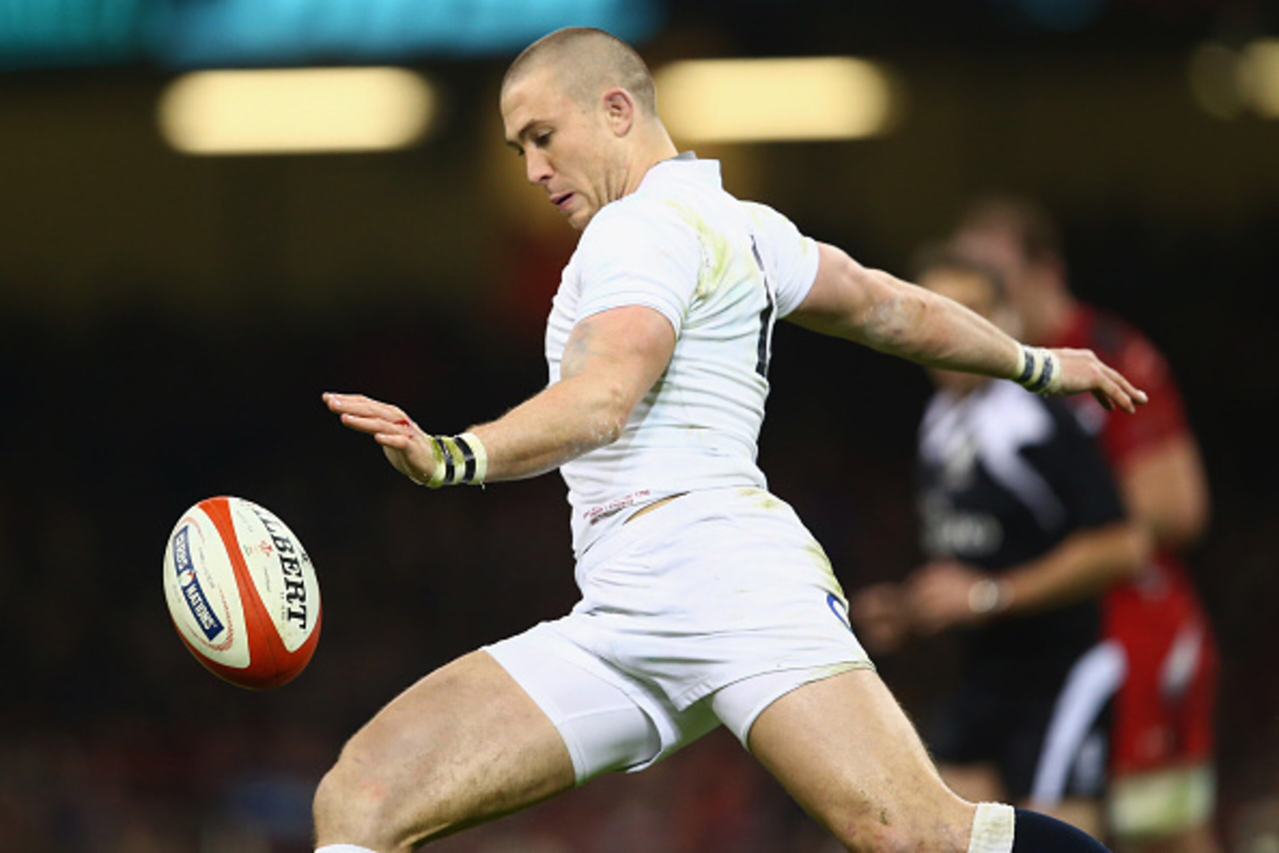 CARDIFF, WALES - FEBRUARY 06:  Mike Brown of England during the RBS Six Nations match between Wales and England at the Millennium Stadium on February 6, 2015 in Cardiff, Wales.  (Photo by Michael Steele/Getty Images)