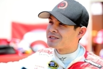 Jun 14, 2014; Brooklyn, MI, USA; NASCAR Sprint Cup Series driver Kyle Larson during practice for the Quicken Loans 400 at Michigan International Speedway. Mandatory Credit: Andrew Weber-USA TODAY Sports