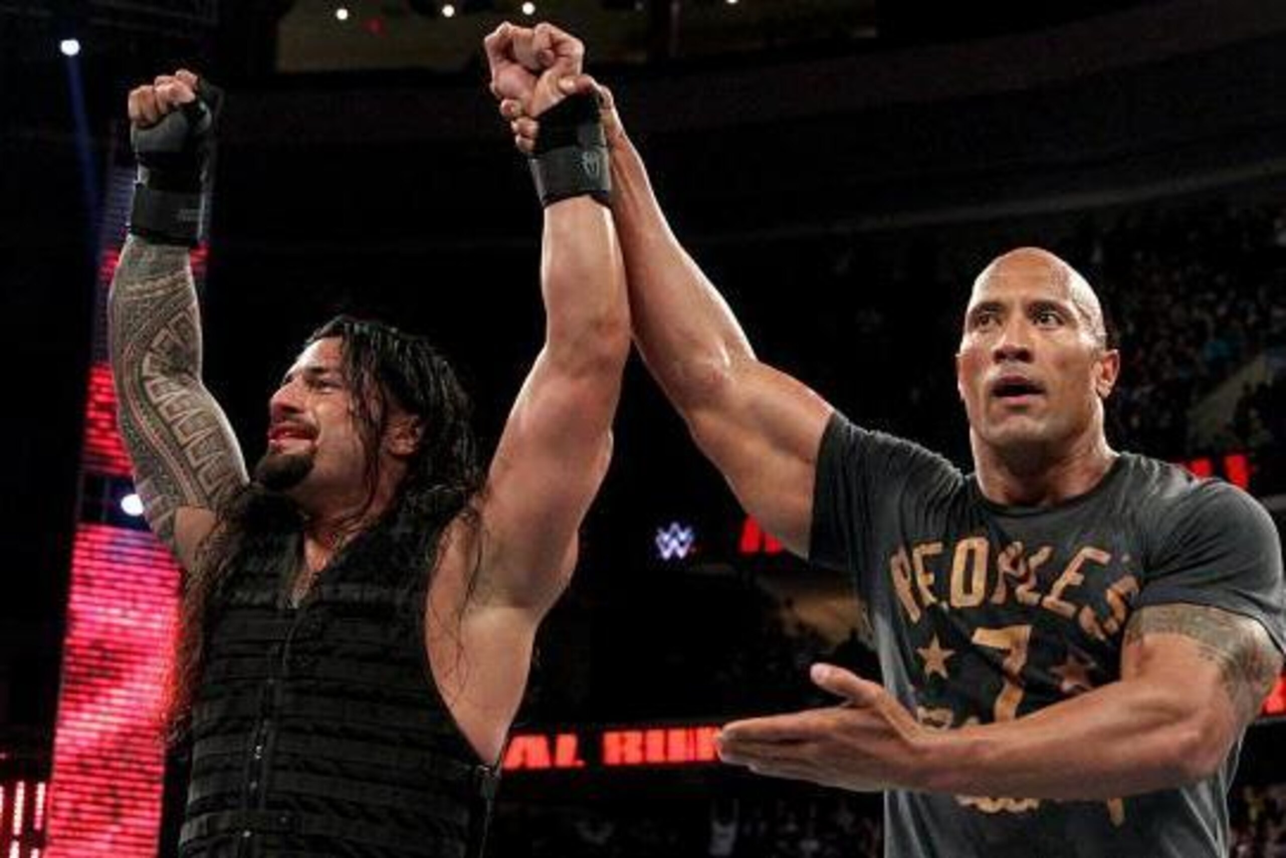 Reigns with The Rock.