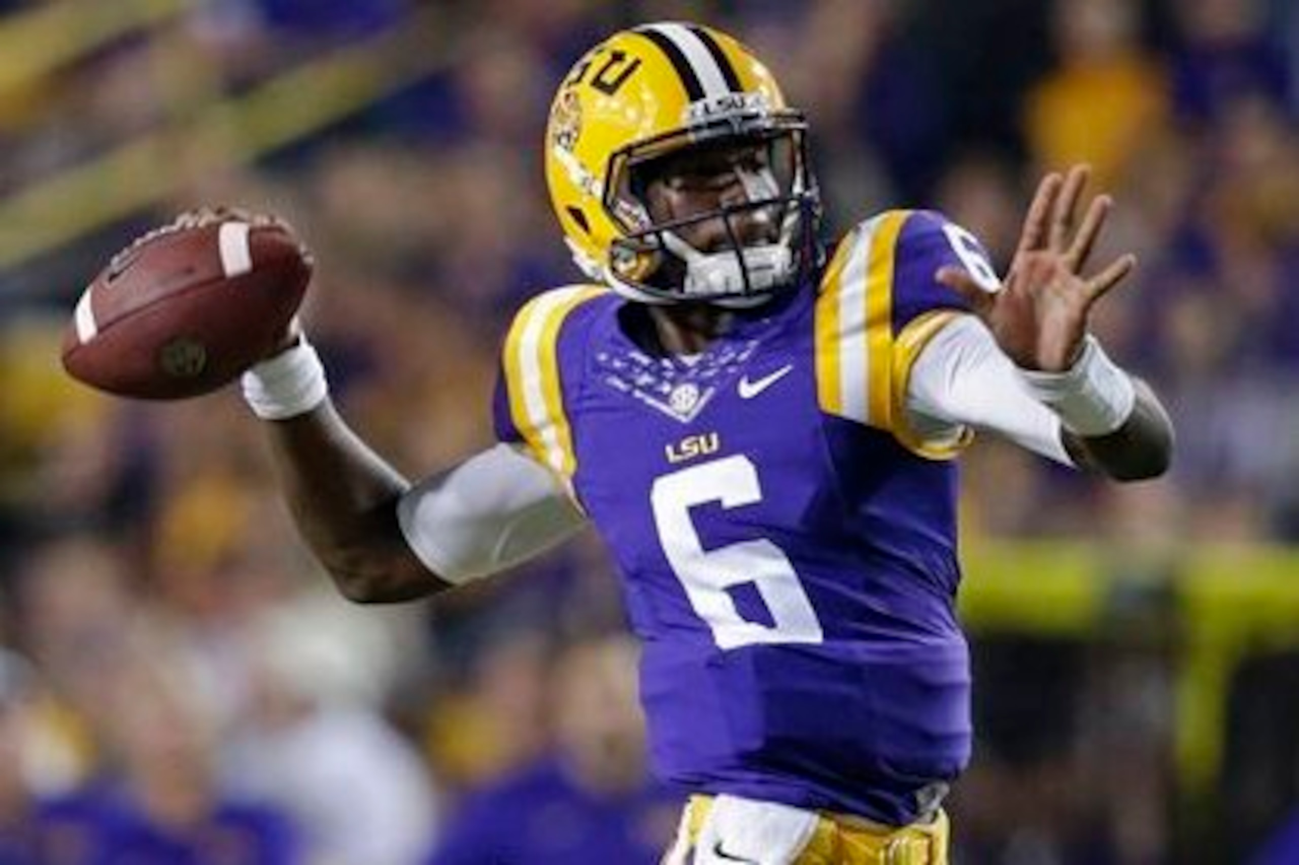 LSU QB Brandon Harris