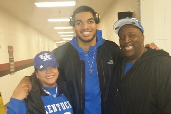 Karl Jr.'s mother, Jacqueline, and father, Karl Sr., often are bombarded by fans at Kentucky games telling them how good of a person their son has become.