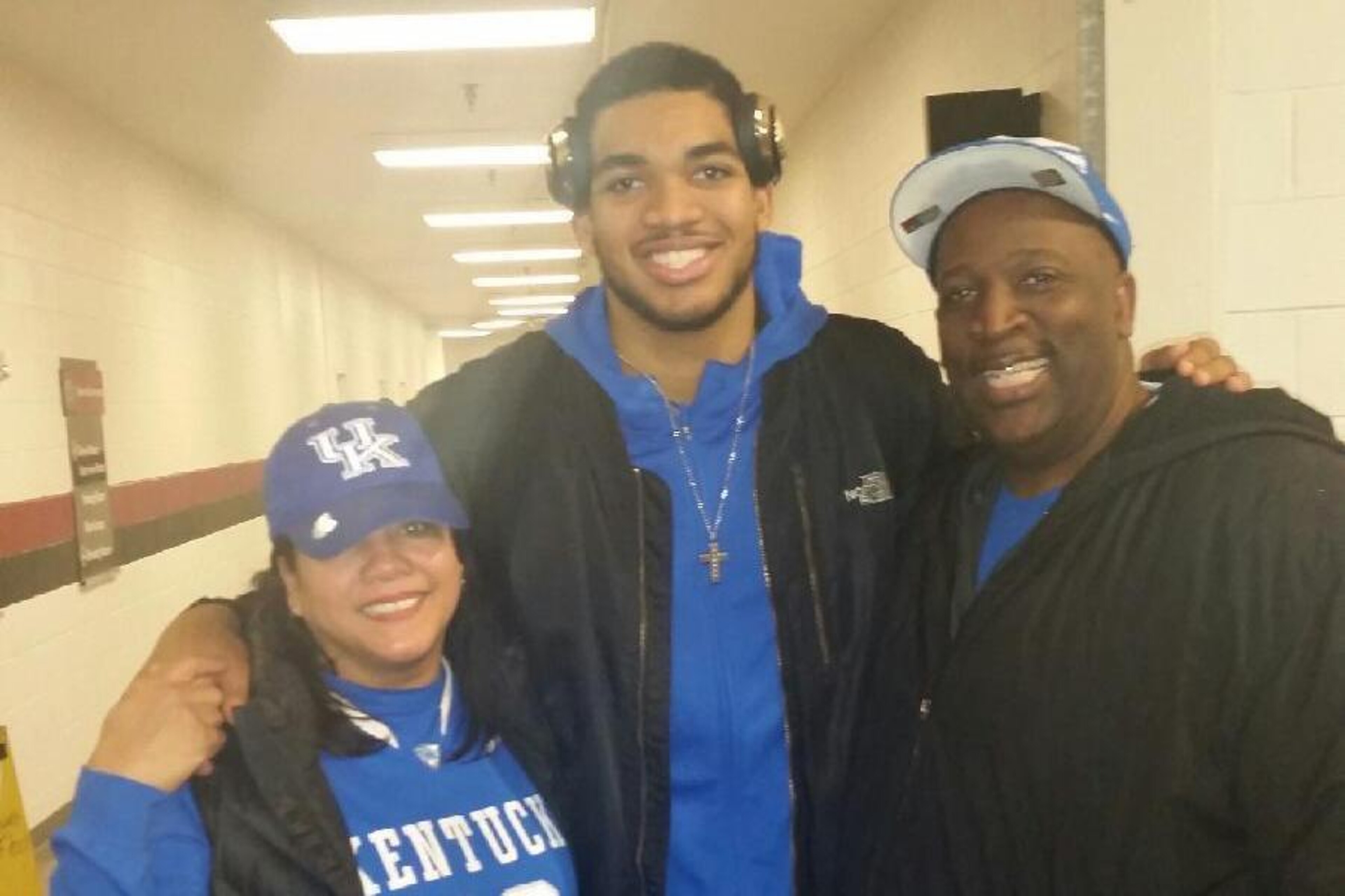 Karl Jr.'s mother, Jacqueline, and father, Karl Sr., often are bombarded by fans at Kentucky games telling them how good of a person their son has become. Karl Jr.'s mother, Jacqueline, and father, Karl Sr., often are bombarded by fans at Kentucky games telling them how good of a person their son has become.